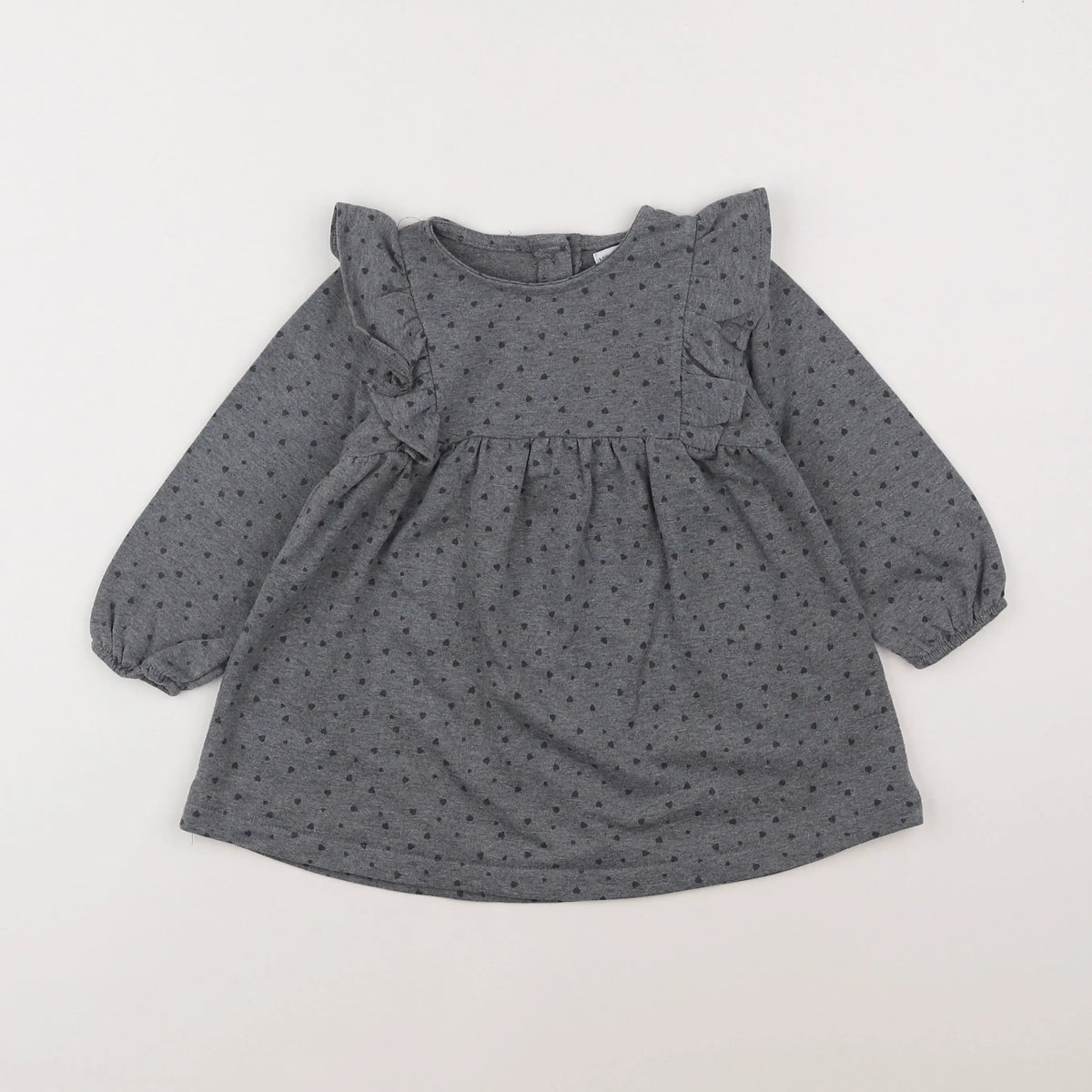 Vertbaudet - robe gris - 2 ans