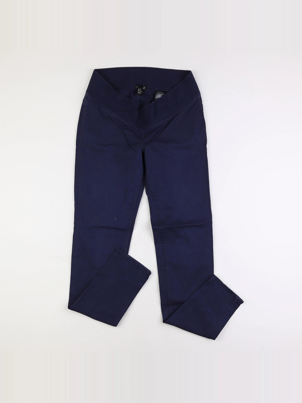 H&M - pantalon grossesse bleu - 42