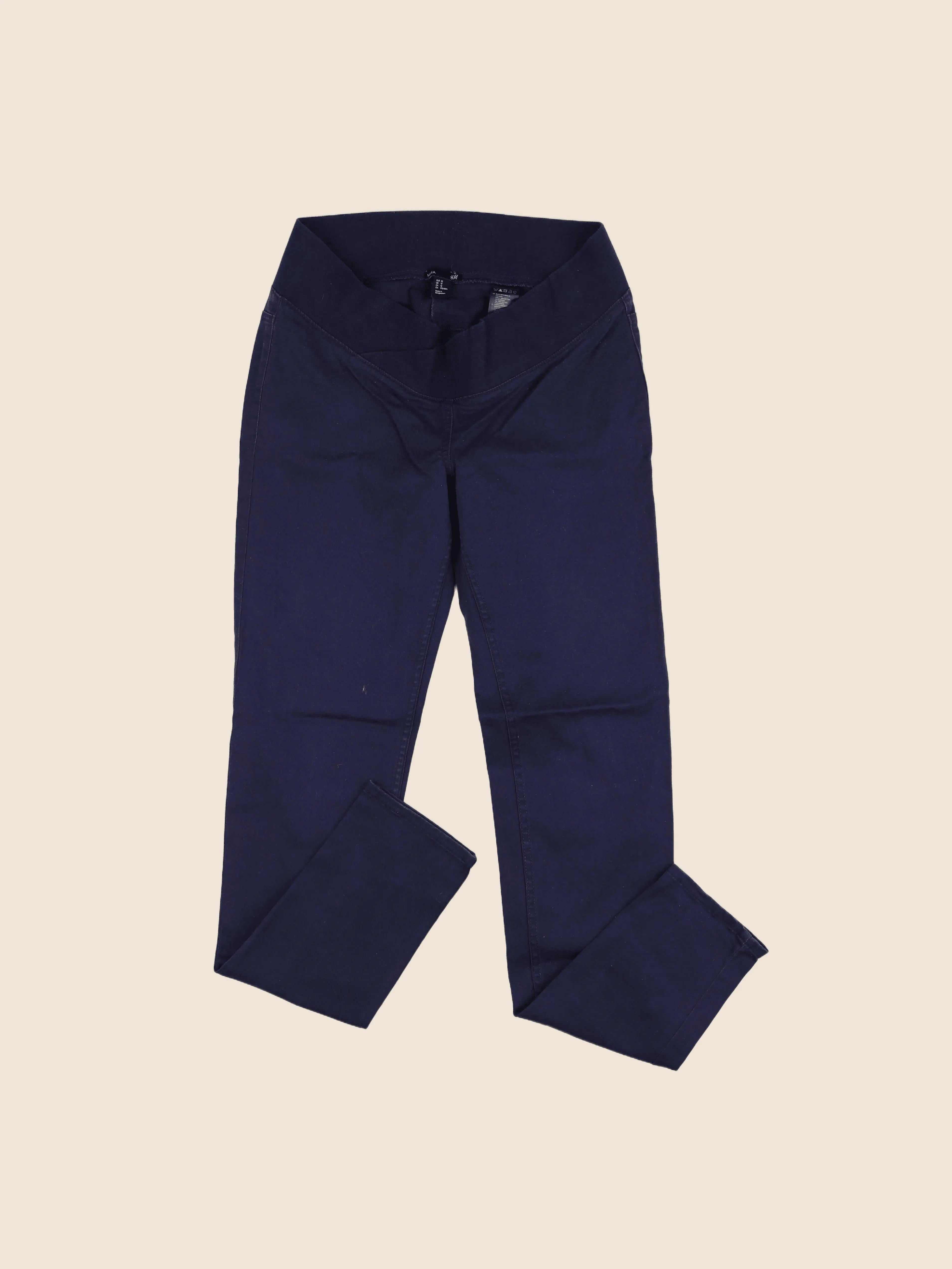 H&M - pantalon grossesse bleu - 42