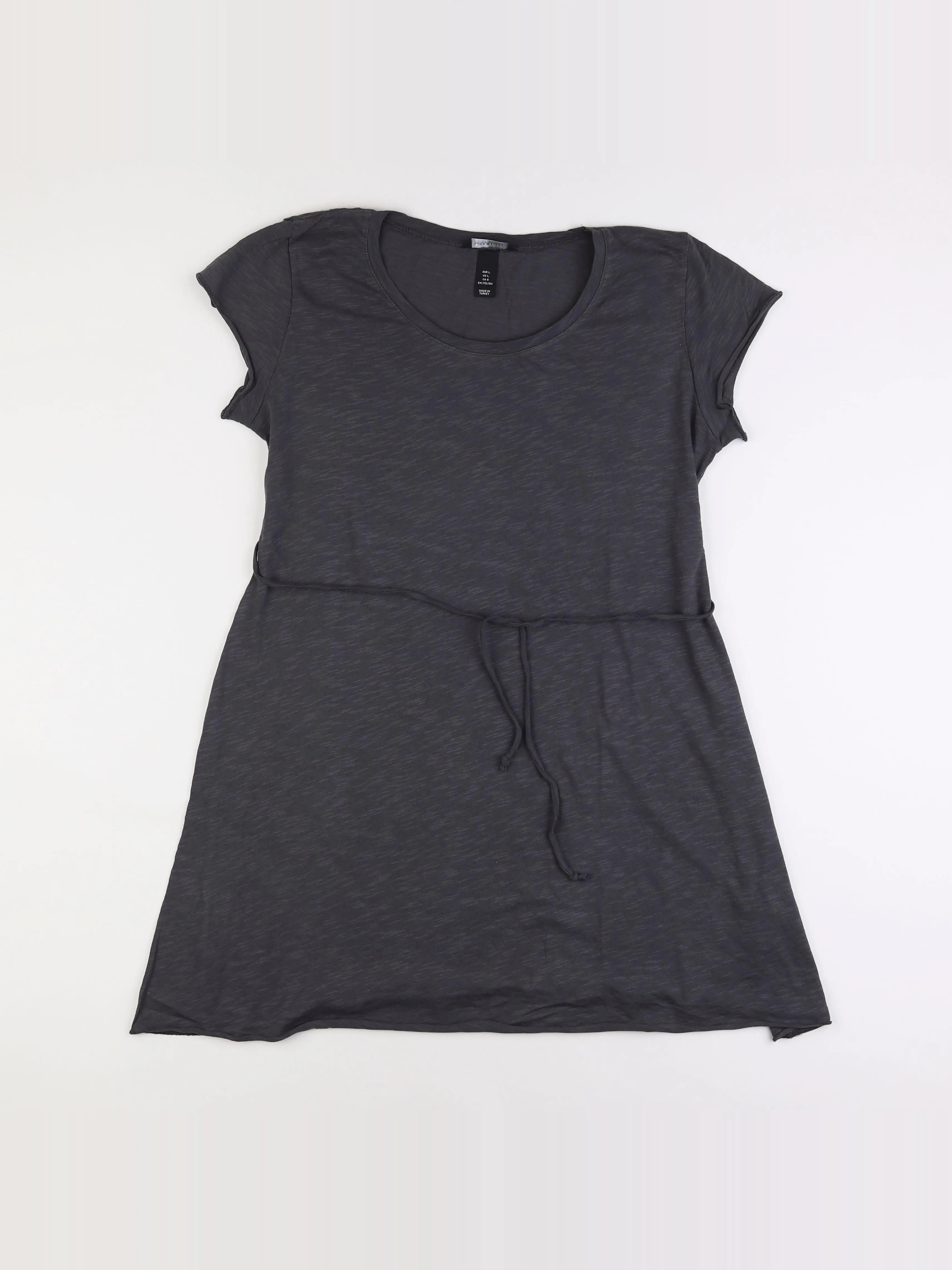 H&M - robe grossesse gris - l