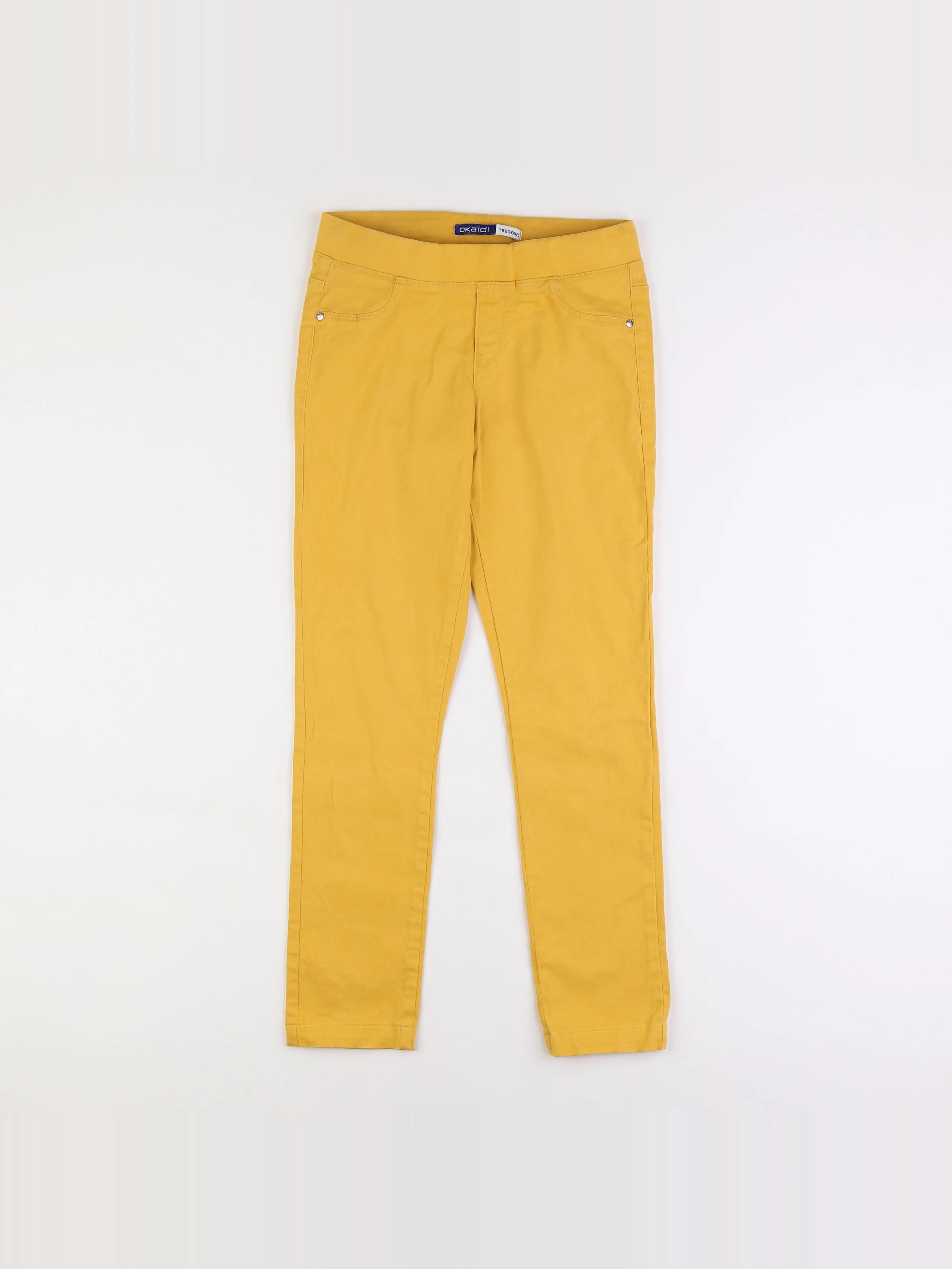 Okaidi - jegging jaune - 14 ans