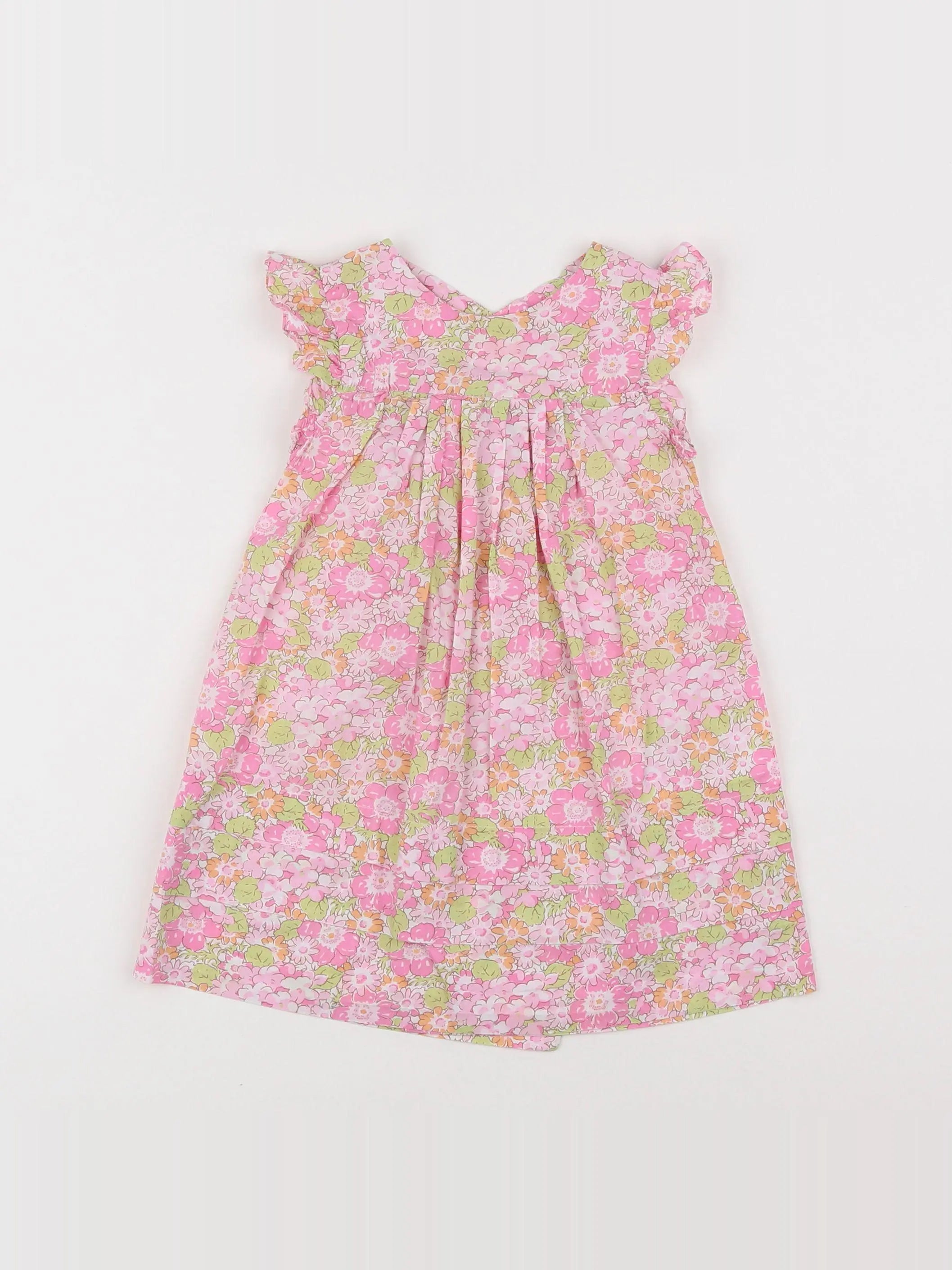 Jacadi - robe liberty multicolore - 12 mois