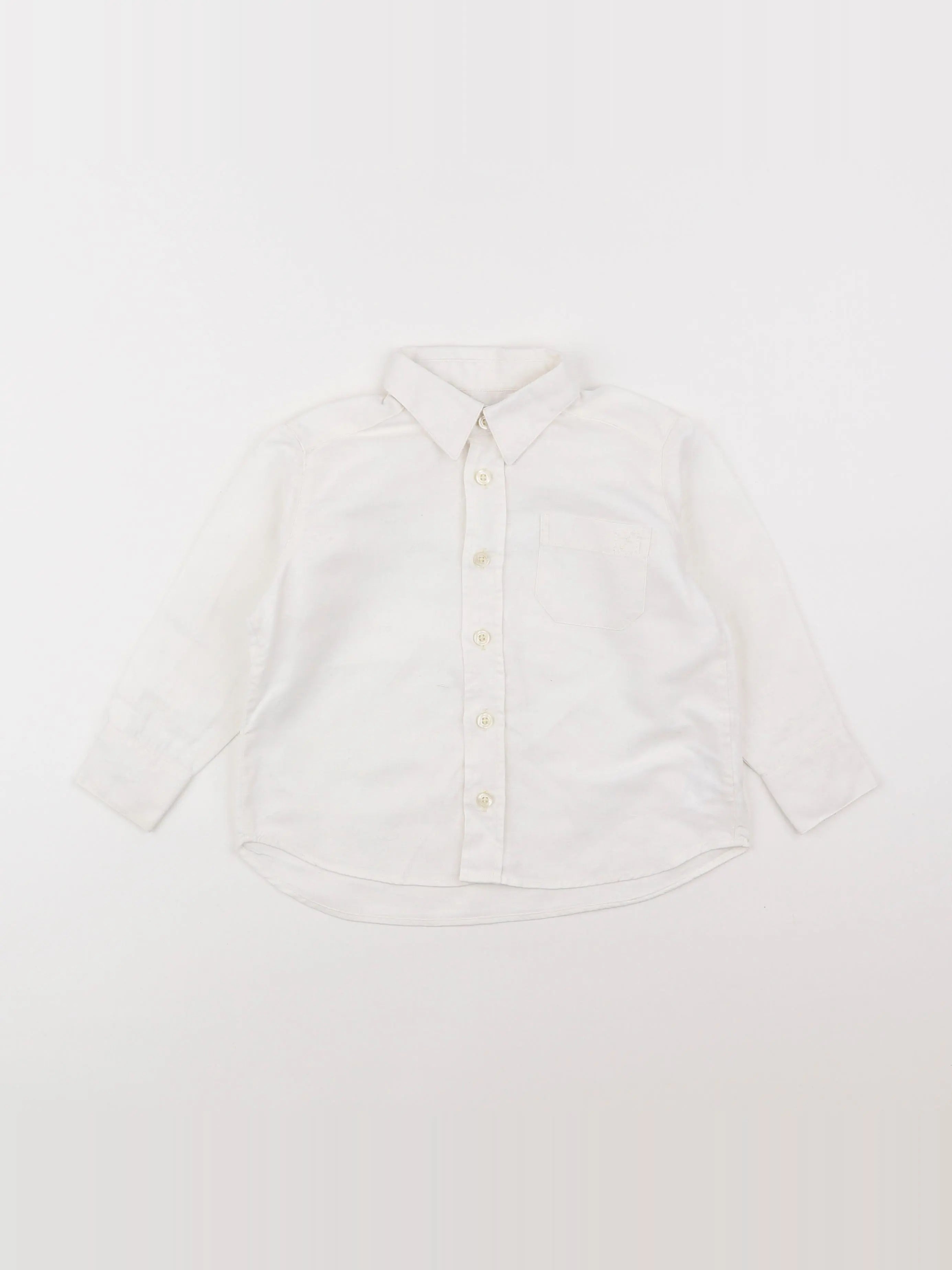 Jacadi - chemise blanc - 2 ans