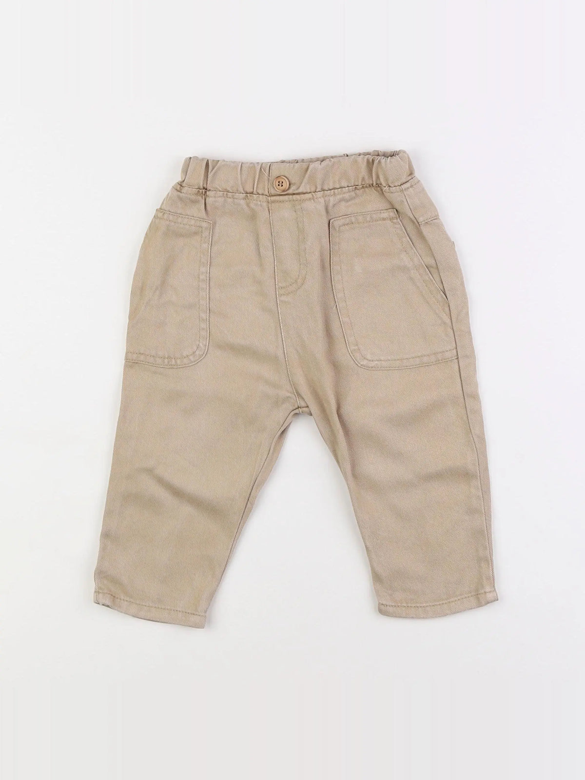 Zara - sarouel beige - 12/18 mois