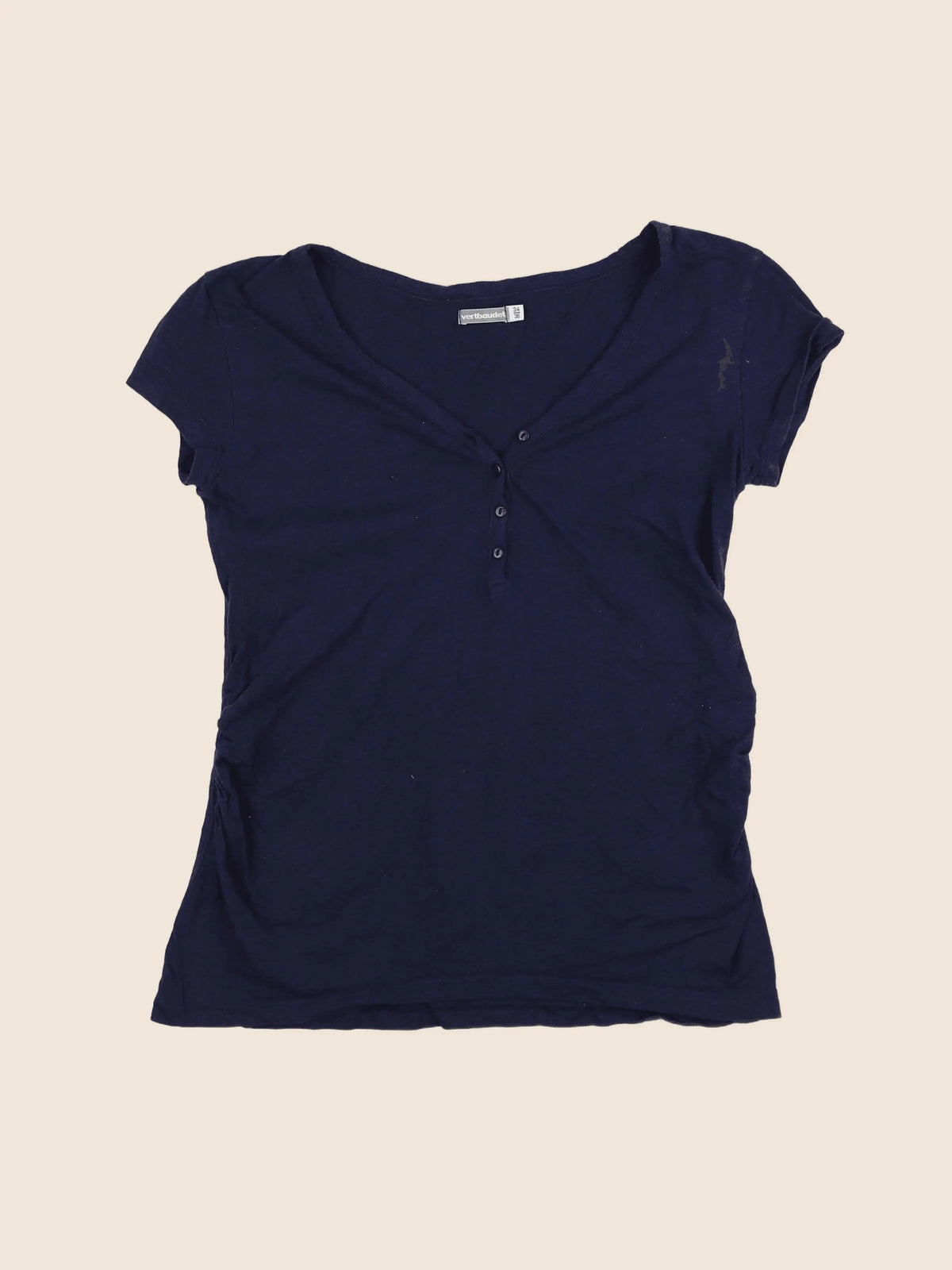 Vertbaudet - tee-shirt grossesse bleu - 34 à 36