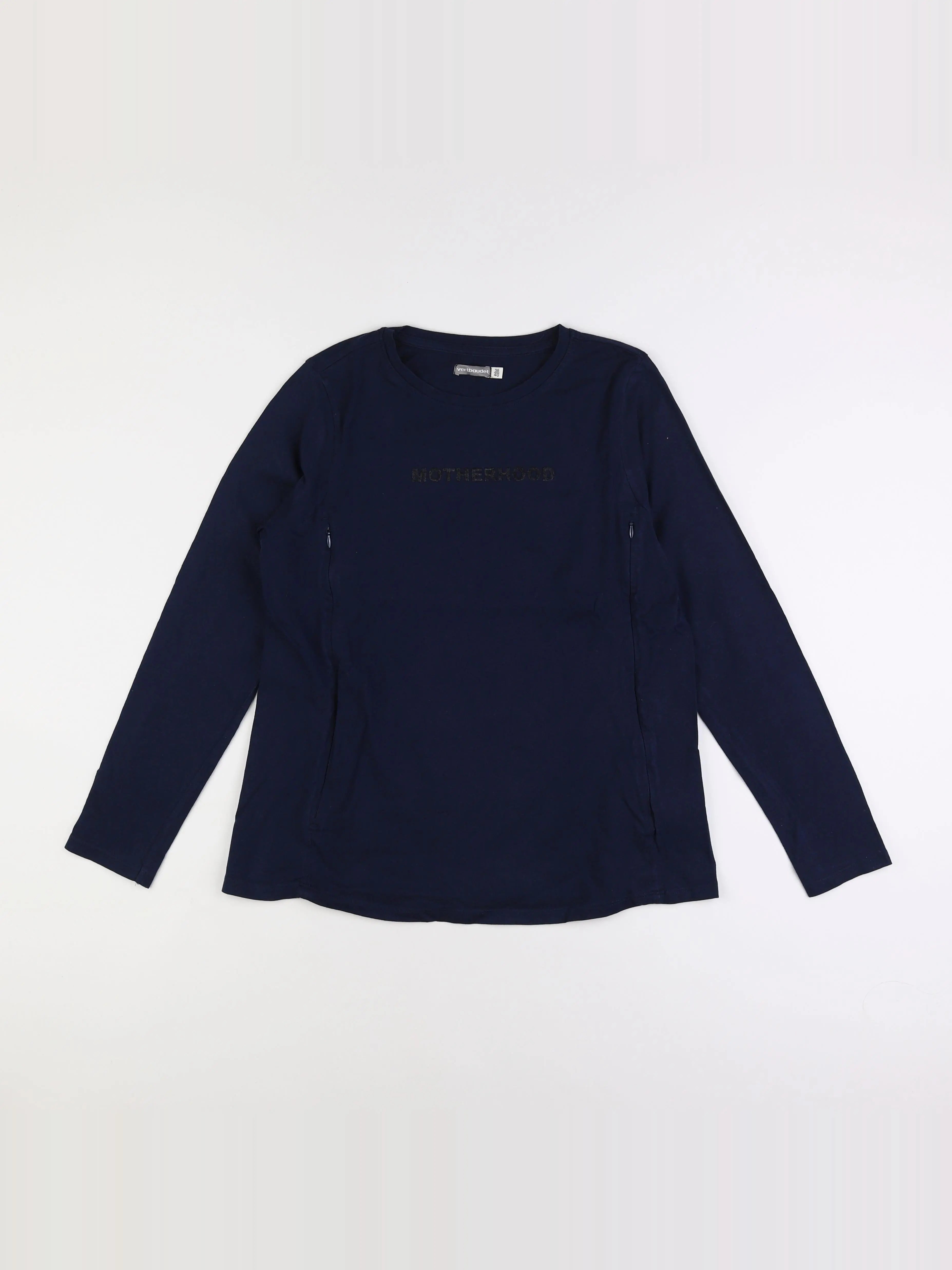 Vertbaudet - tee-shirt grossesse bleu - 38 à 40