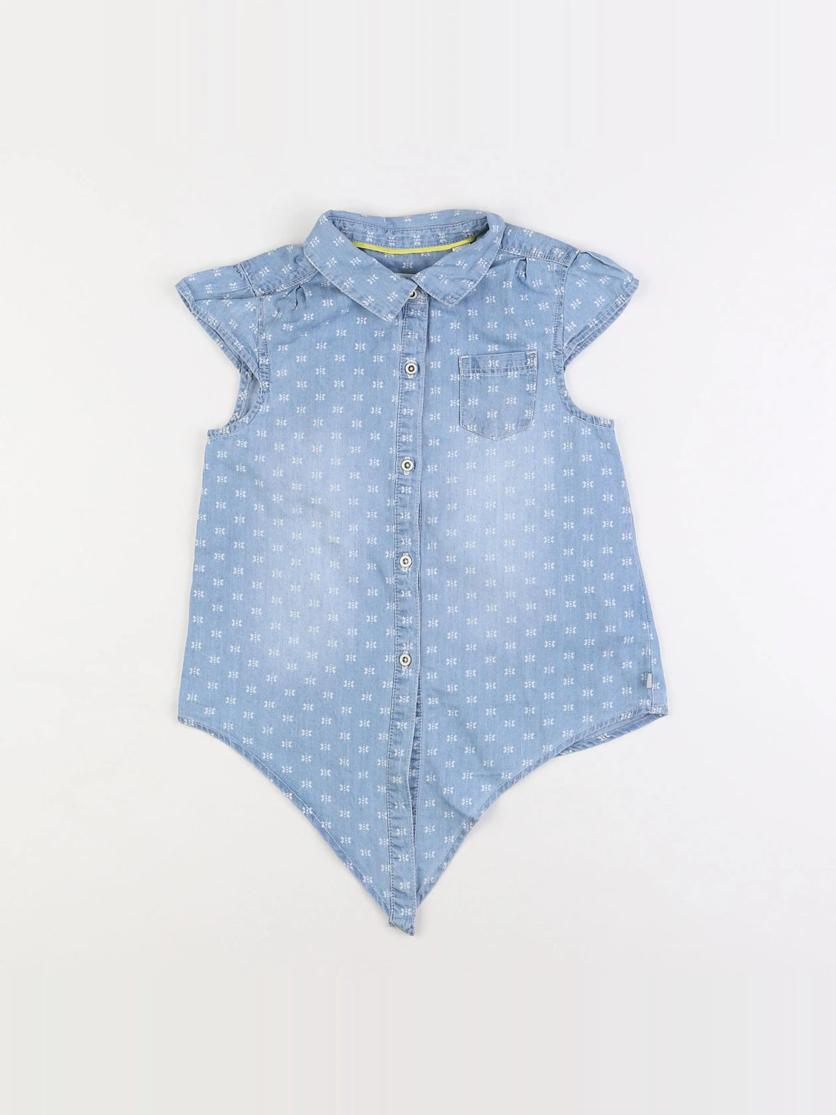 Okaidi - chemise bleu - 8 ans