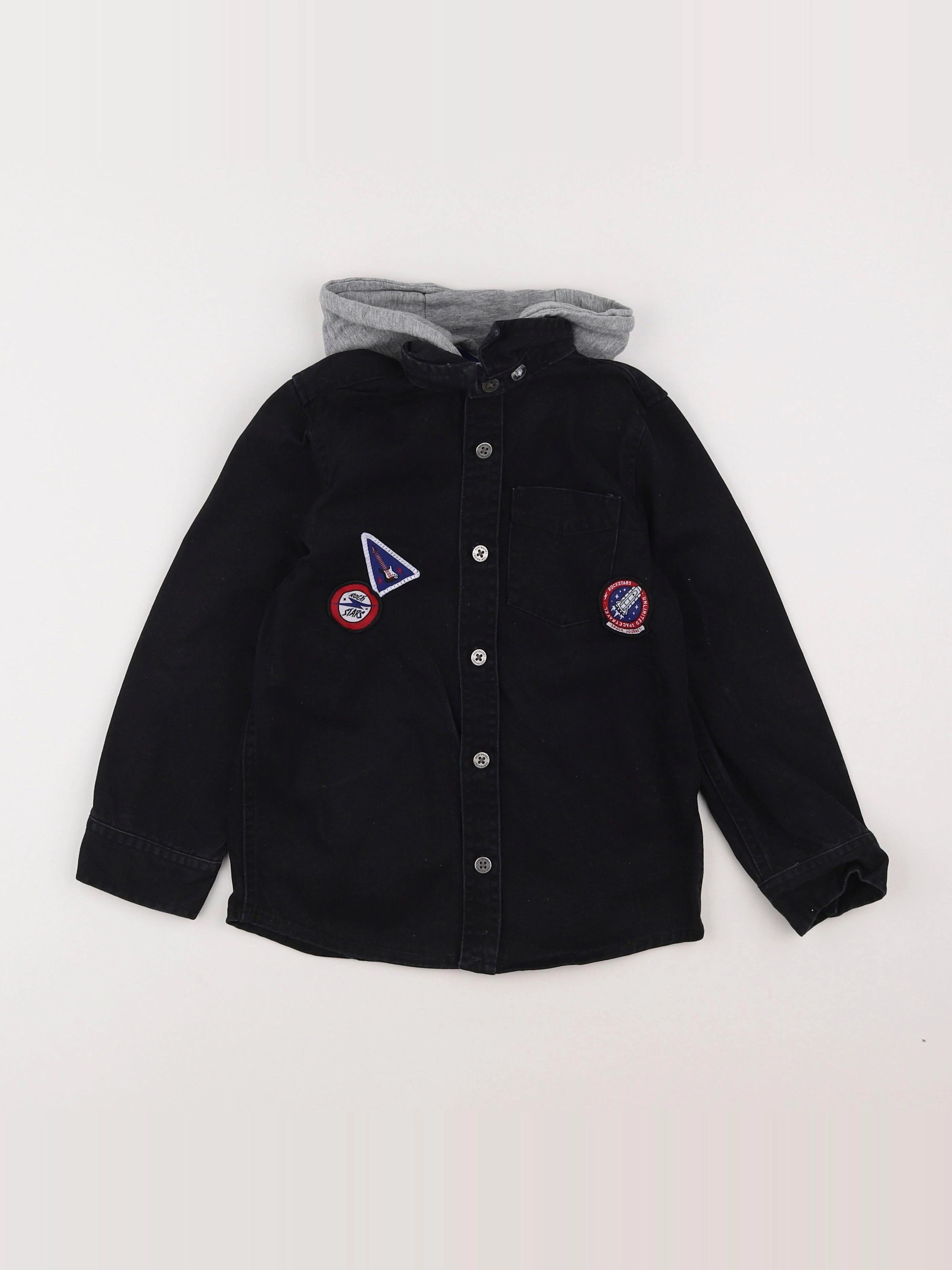 Vertbaudet - chemise noir - 6 ans