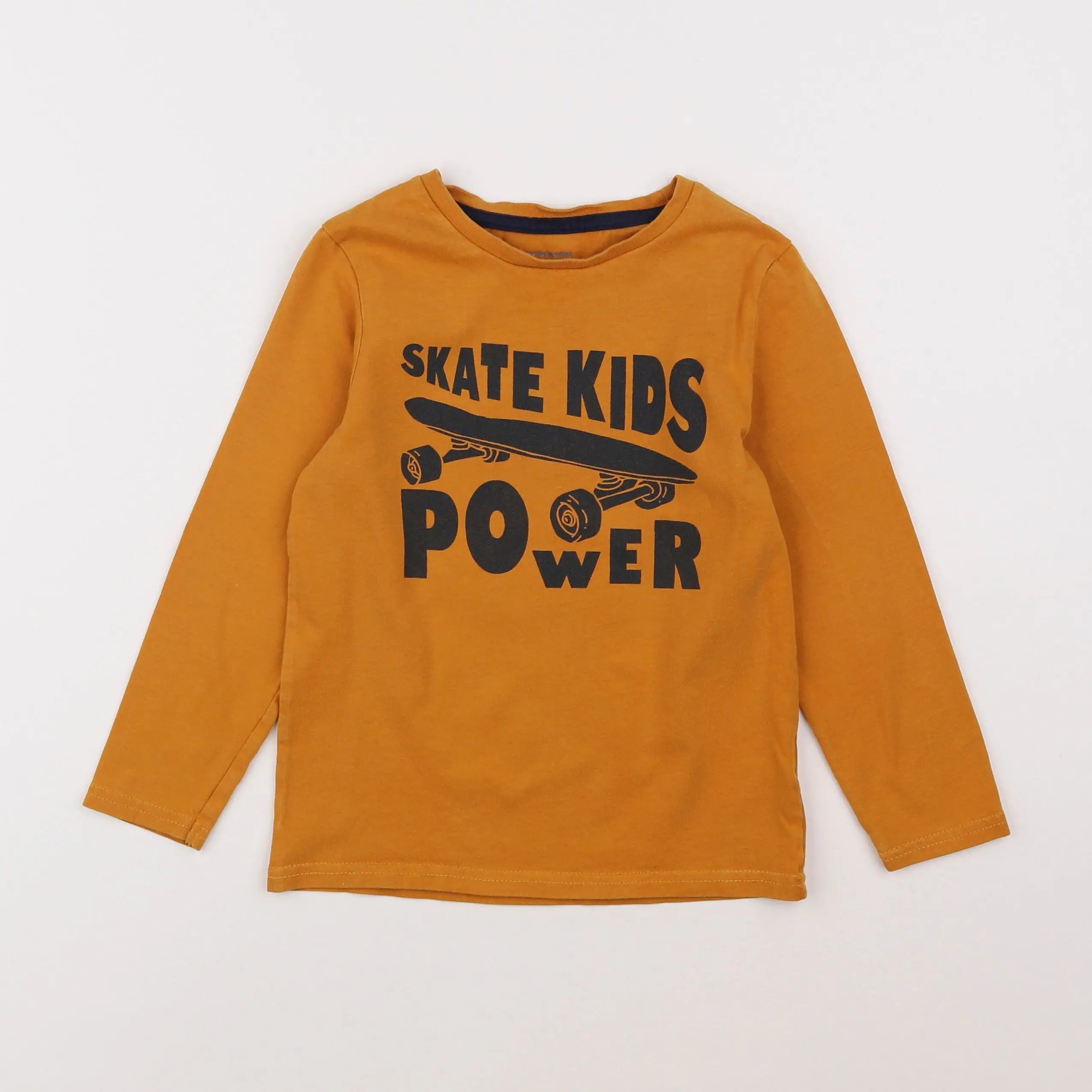 Vertbaudet - tee-shirt jaune - 6 ans