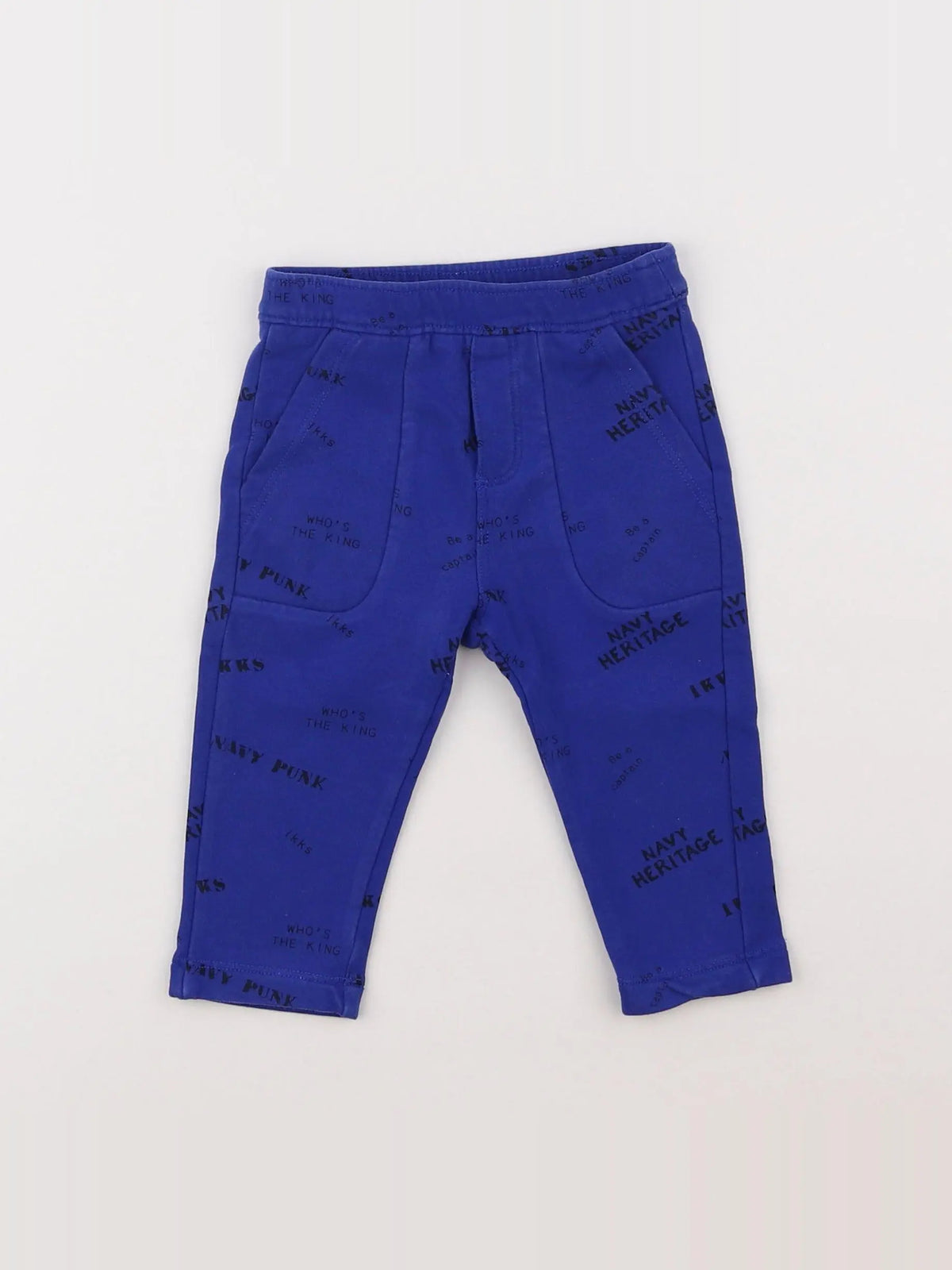IKKS - jogging bleu - 12 mois