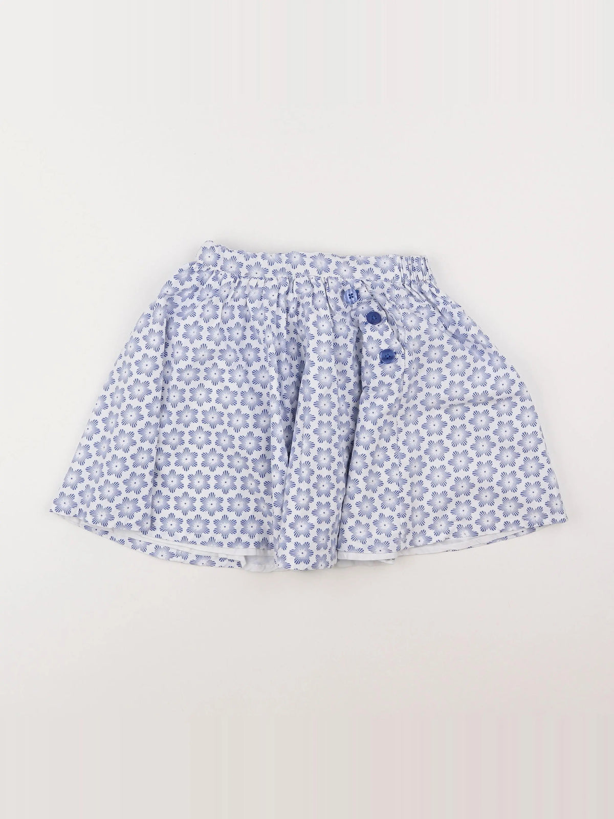 Okaidi - jupe blanc, bleu - 10 ans