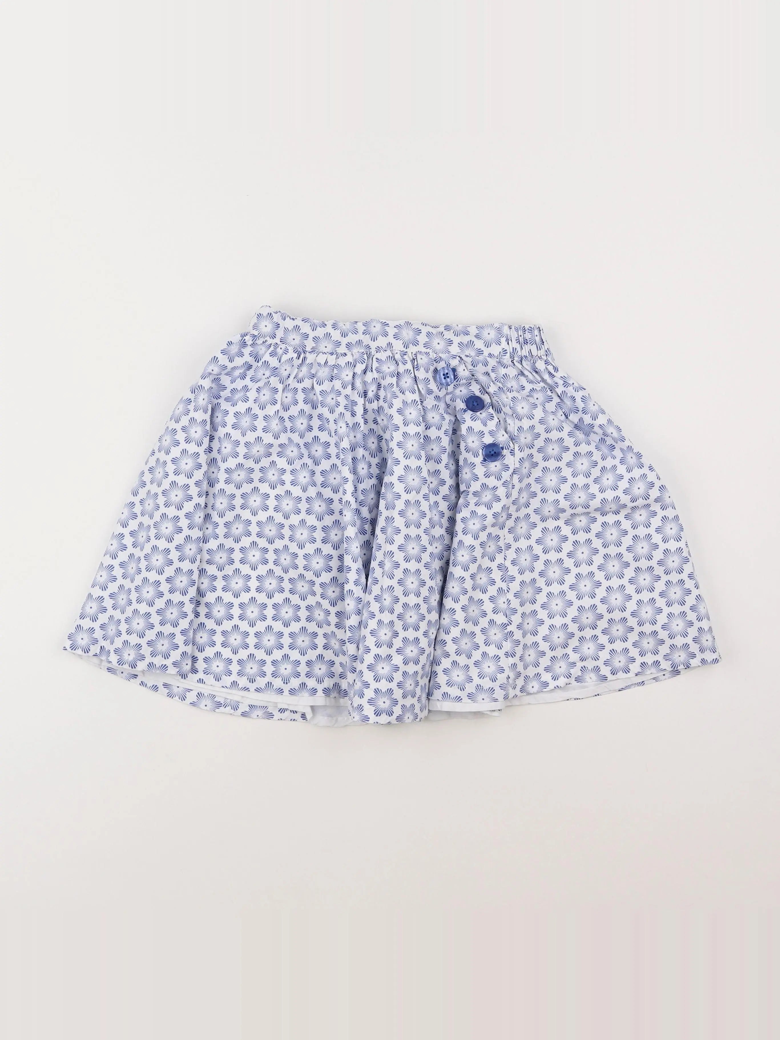 Okaidi - jupe blanc, bleu - 10 ans