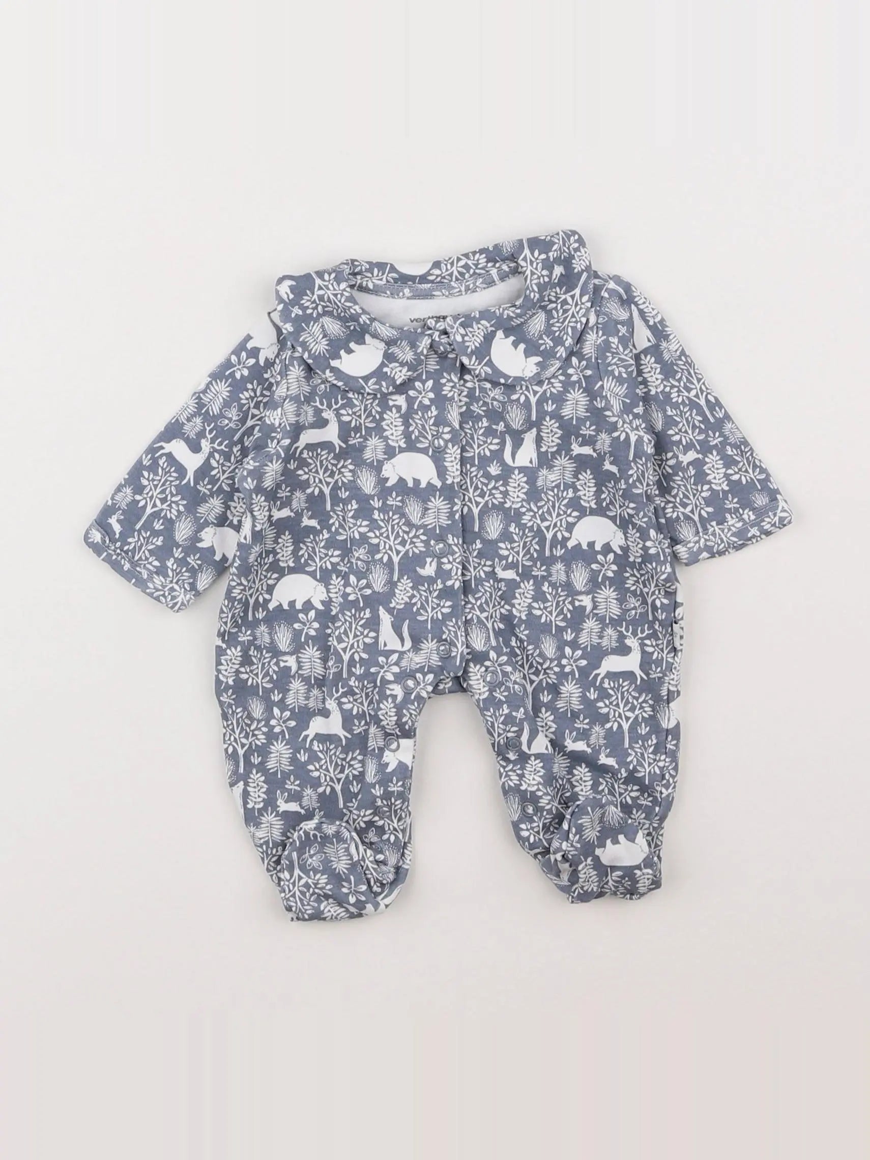 Vertbaudet - pyjama coton bleu - Prématuré