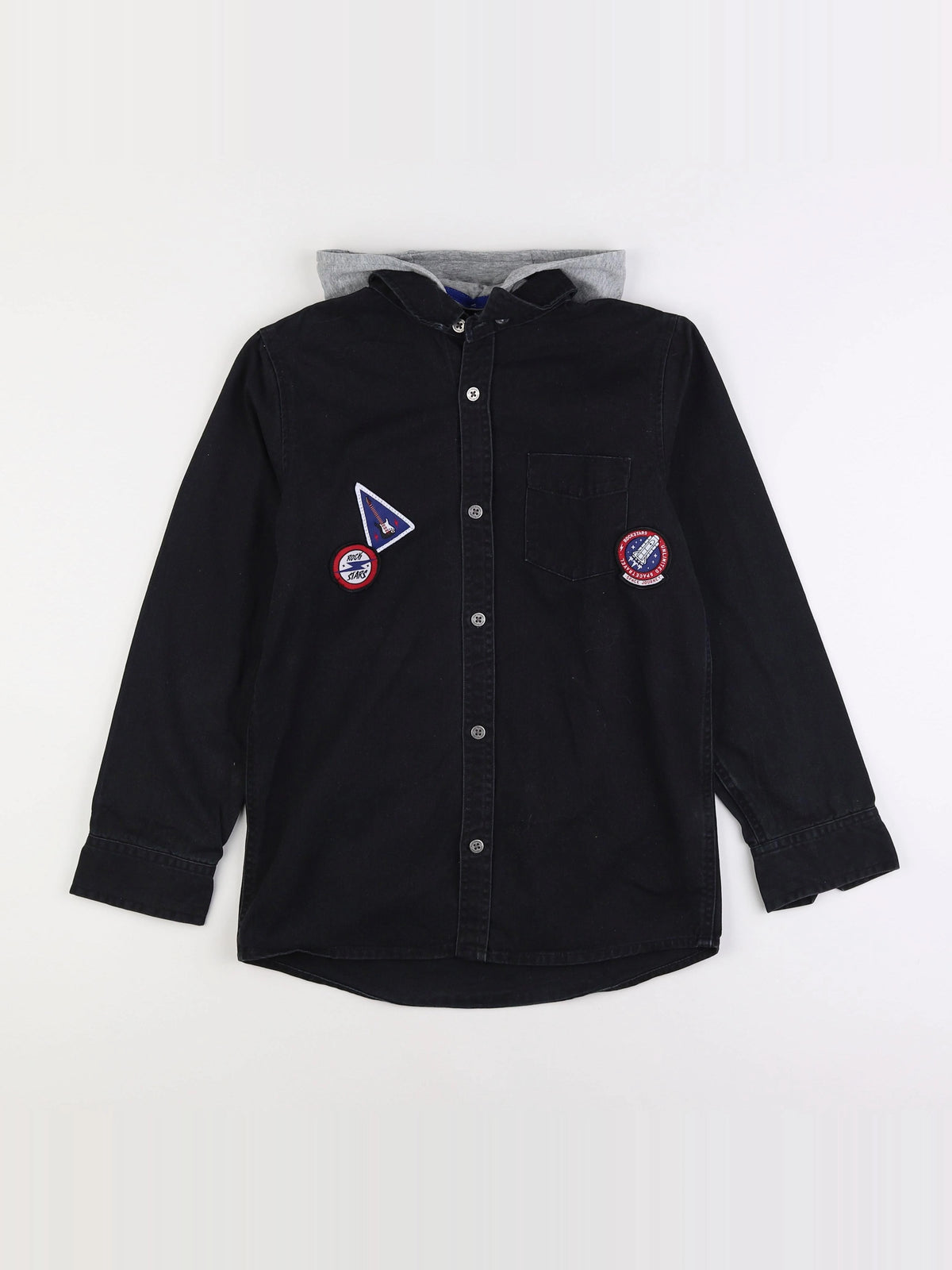 Vertbaudet - chemise noir - 12 ans