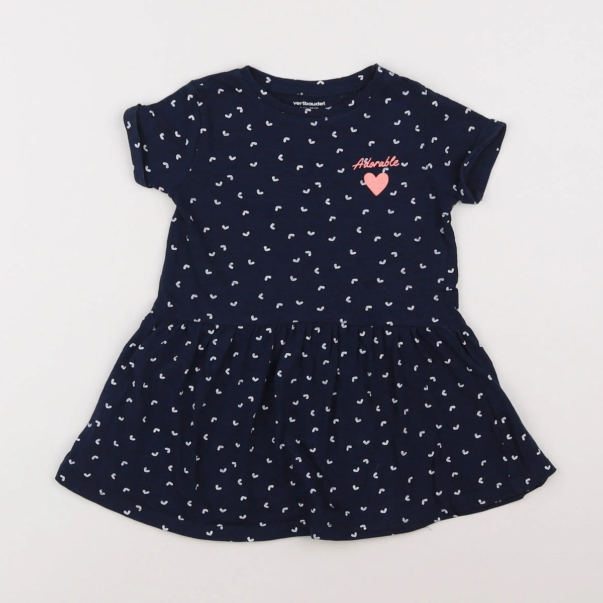 Vertbaudet - robe bleu - 3 ans