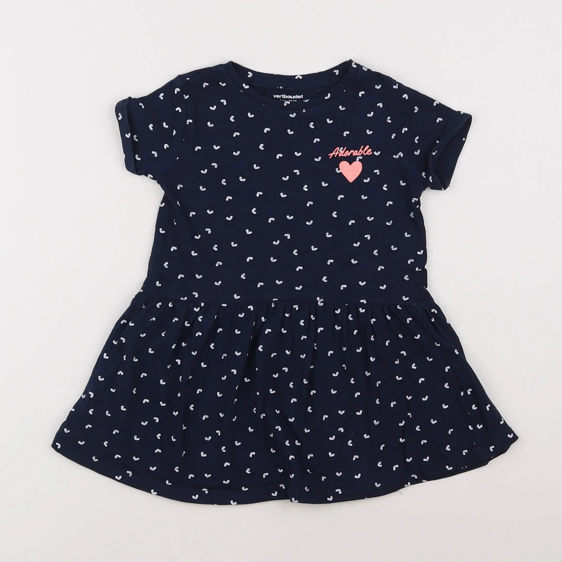 Vertbaudet - robe bleu - 3 ans