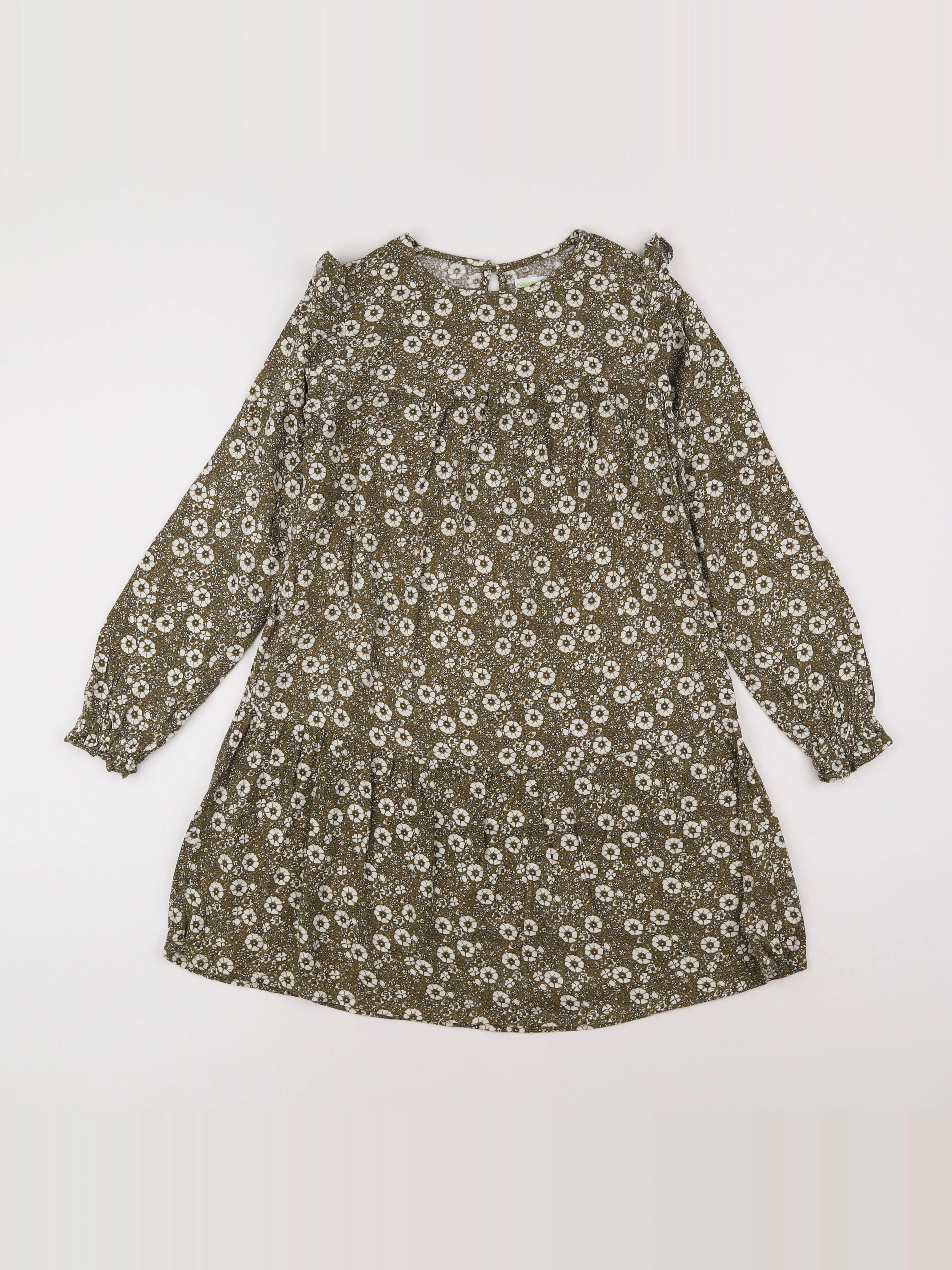 Vertbaudet - robe vert - 9 ans