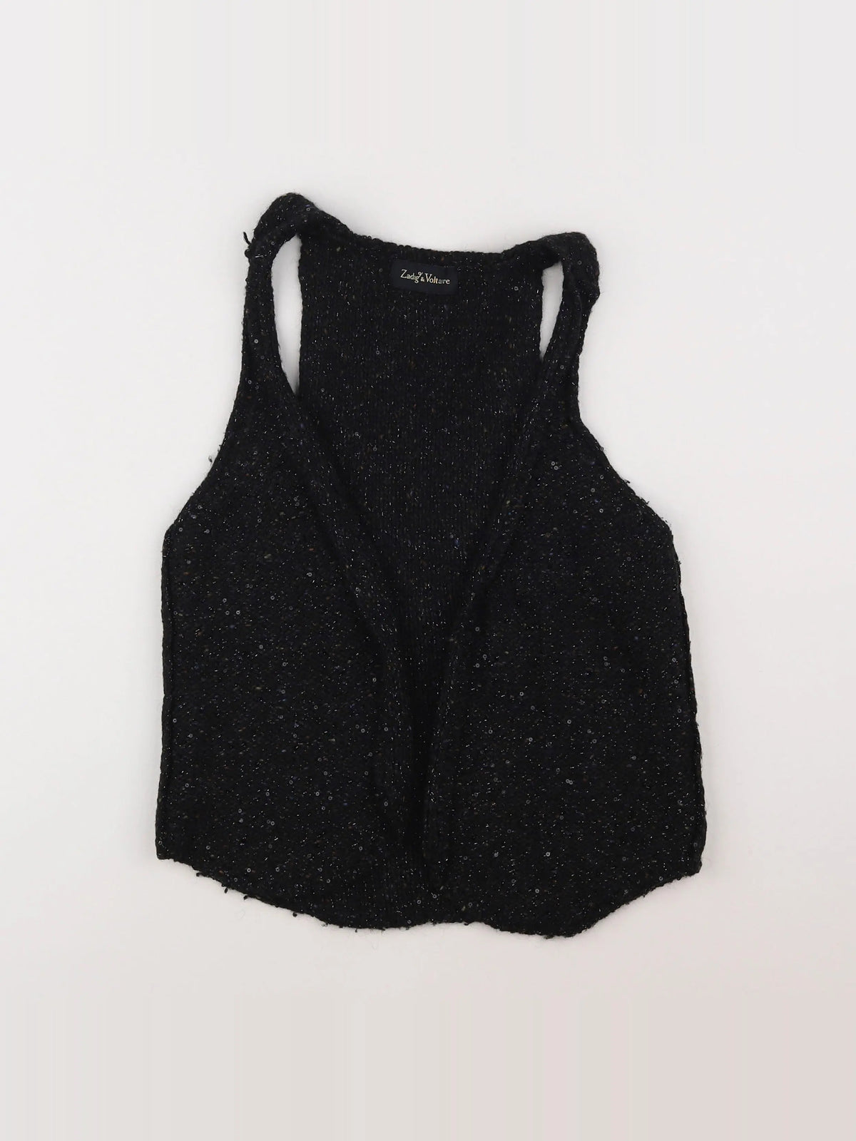 Zadig & Voltaire - gilet noir - 12/14 ans