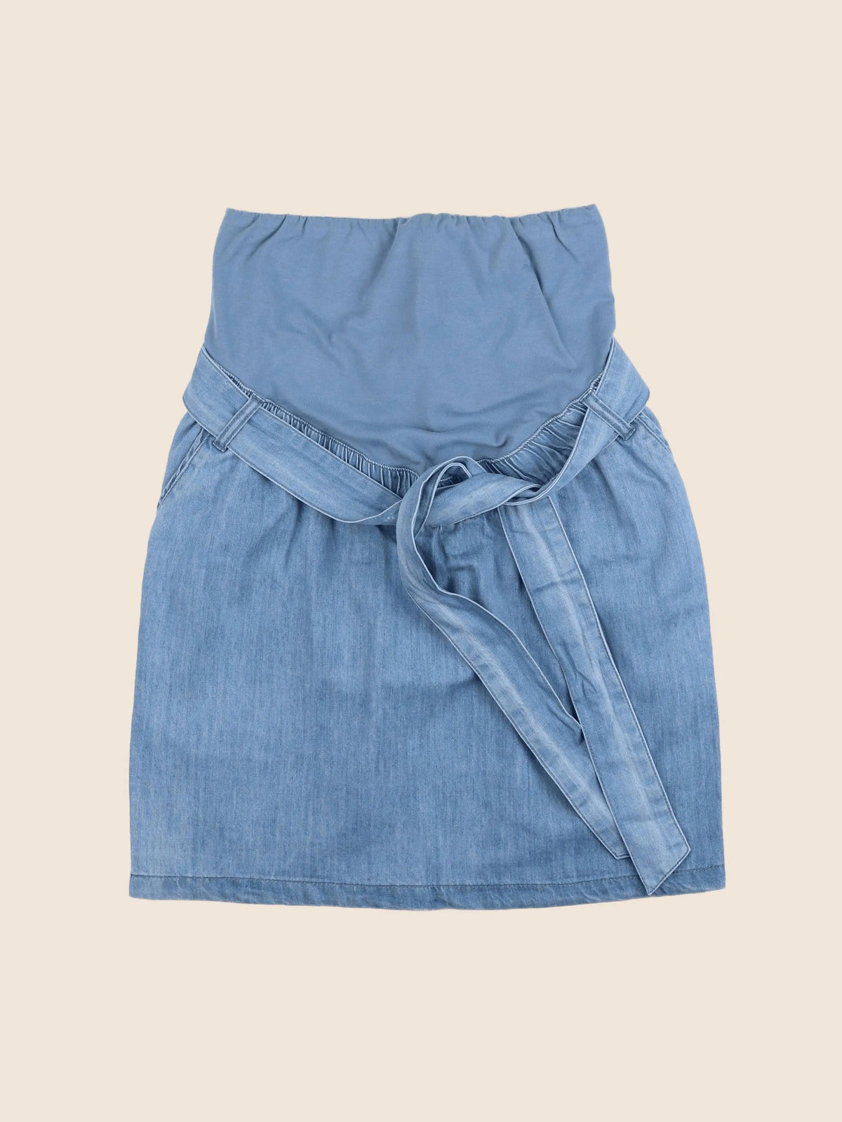 Vertbaudet - jupe grossesse bleu - 34
