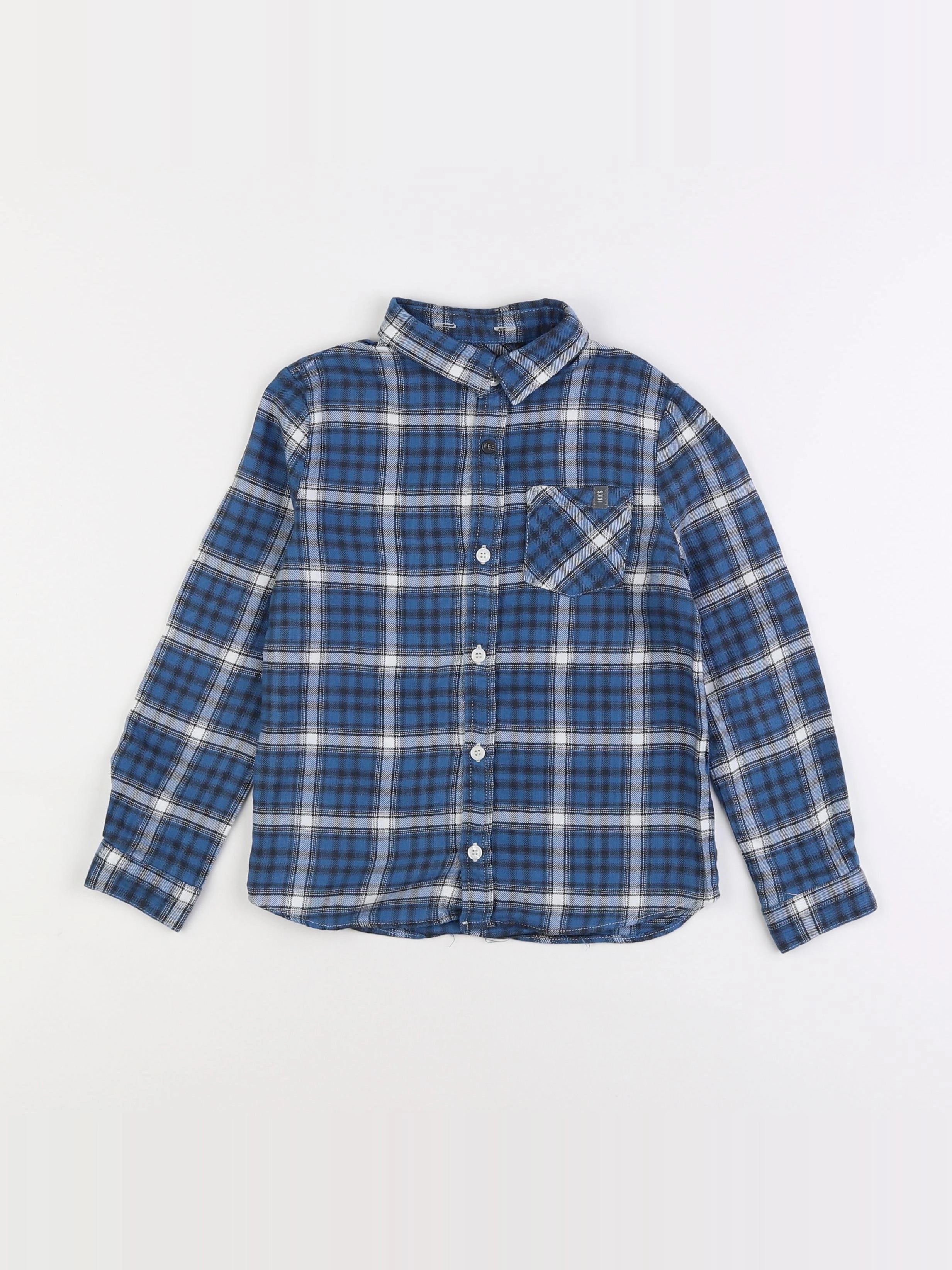 IKKS - chemise bleu - 6 ans