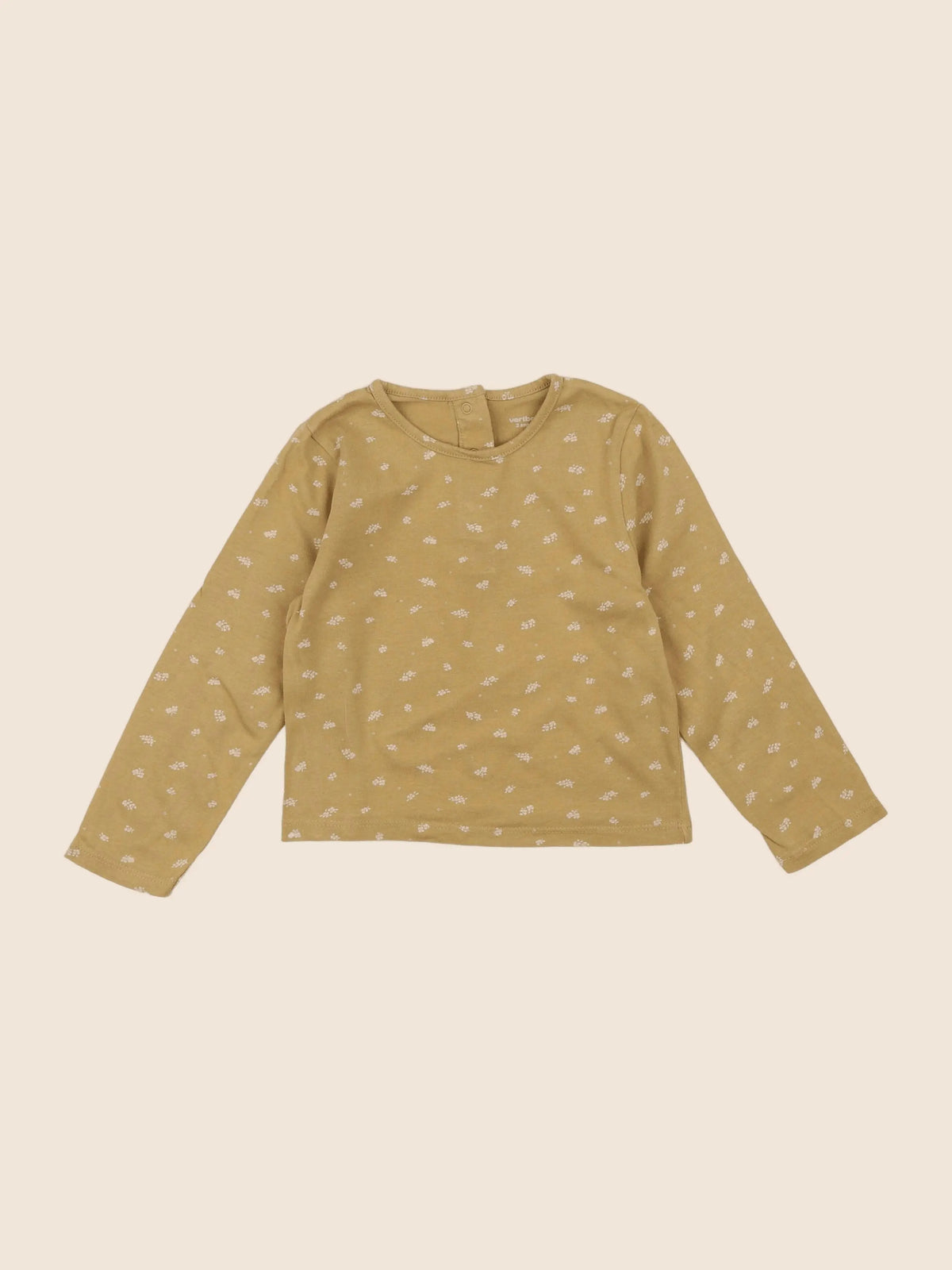 Vertbaudet - tee-shirt jaune - 2 ans