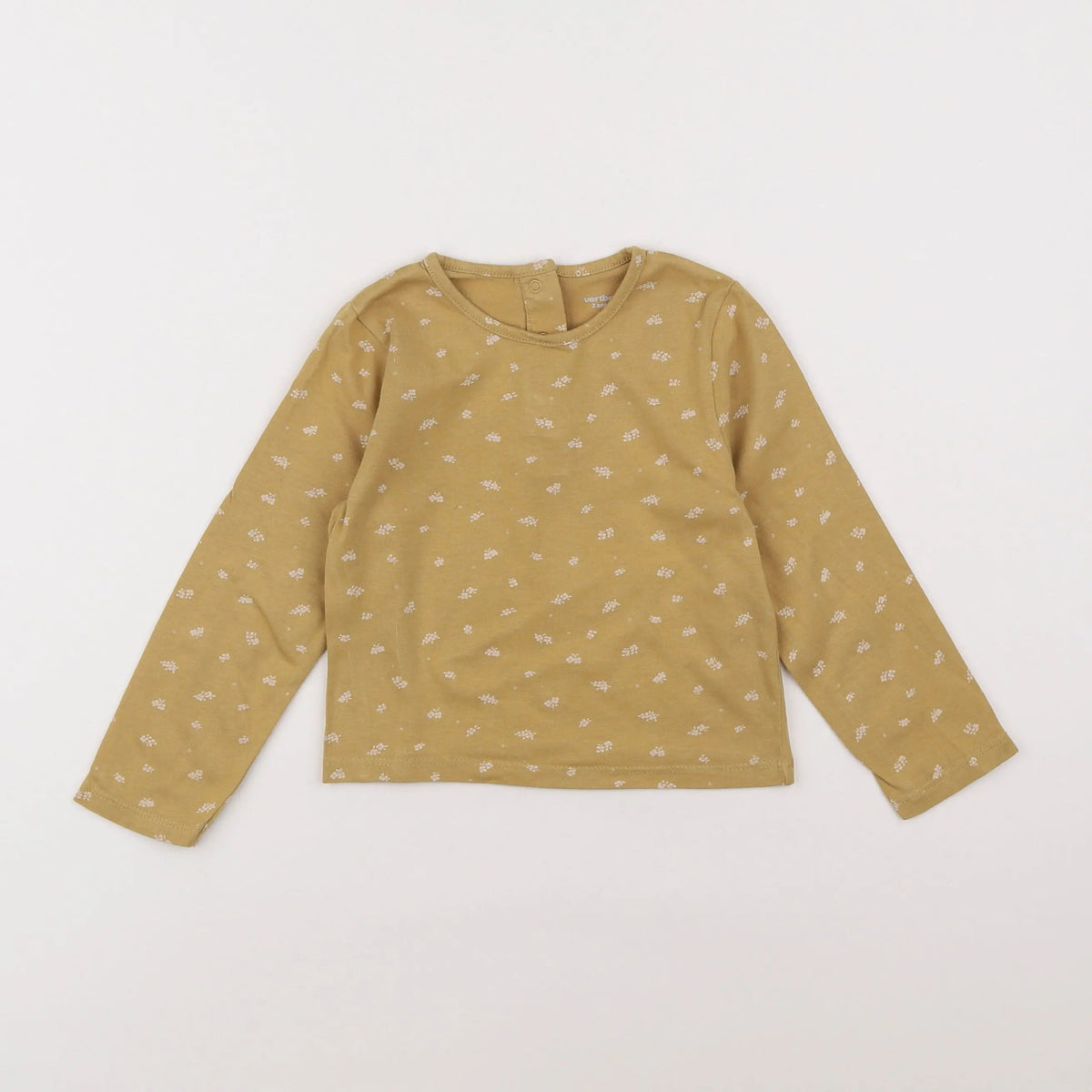Vertbaudet - tee-shirt jaune - 2 ans