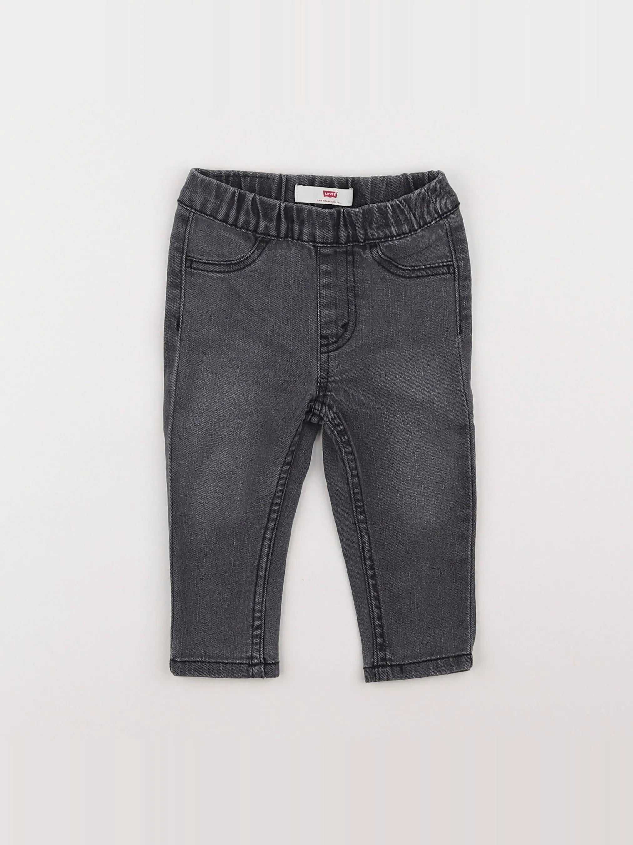 Levi's - jegging gris - 6/9 mois