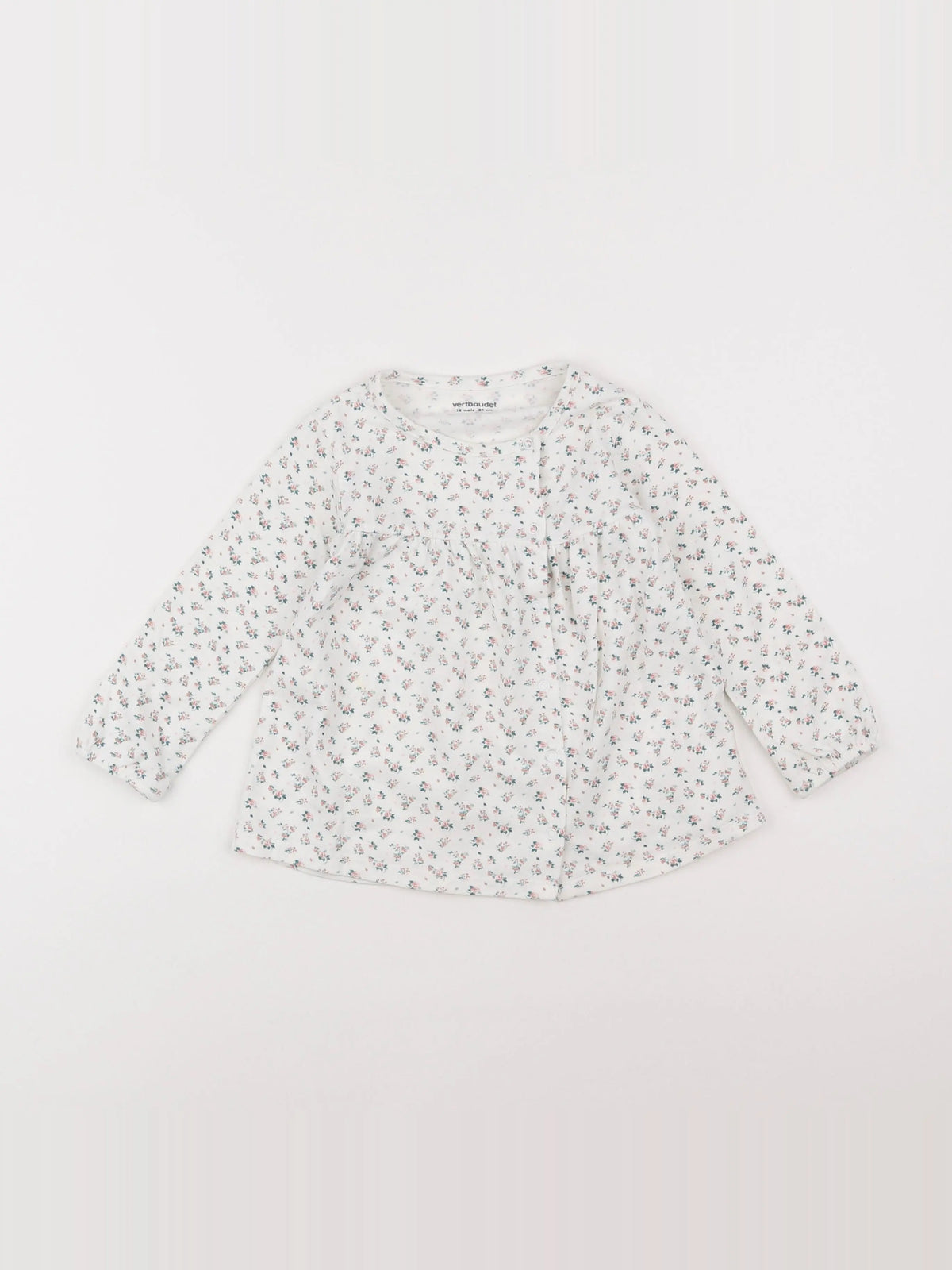 Vertbaudet - robe blanc - 18 mois