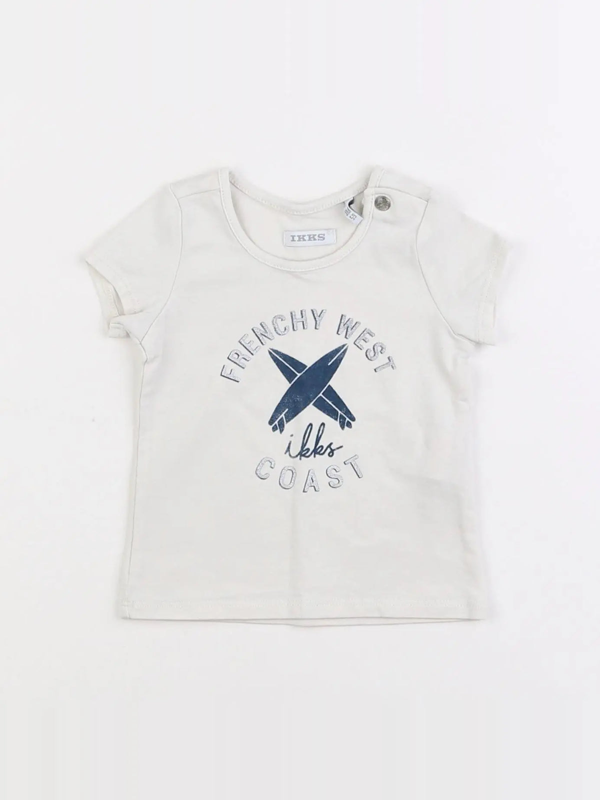 IKKS - tee-shirt bleu - 3 mois