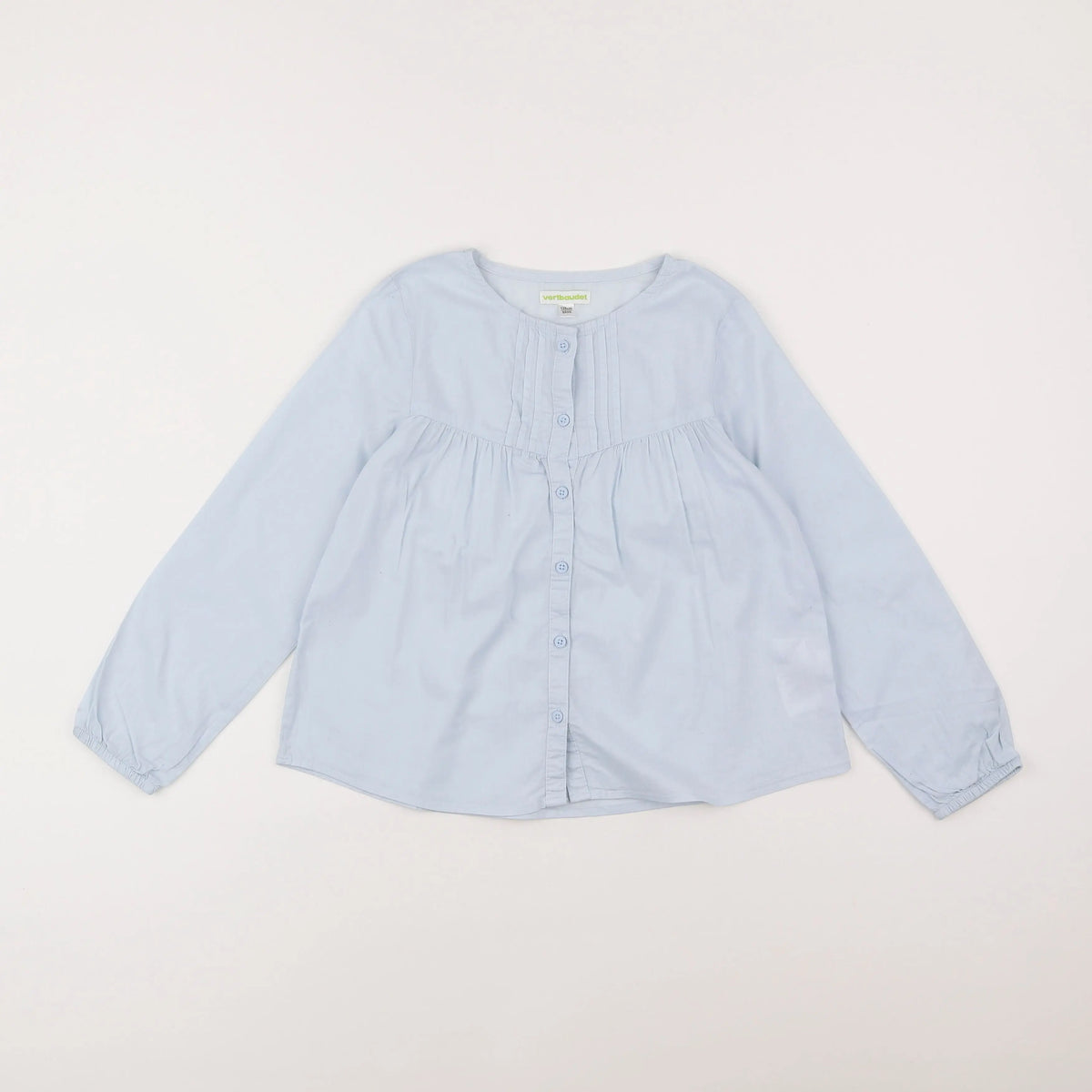 Vertbaudet - blouse bleu - 8 ans