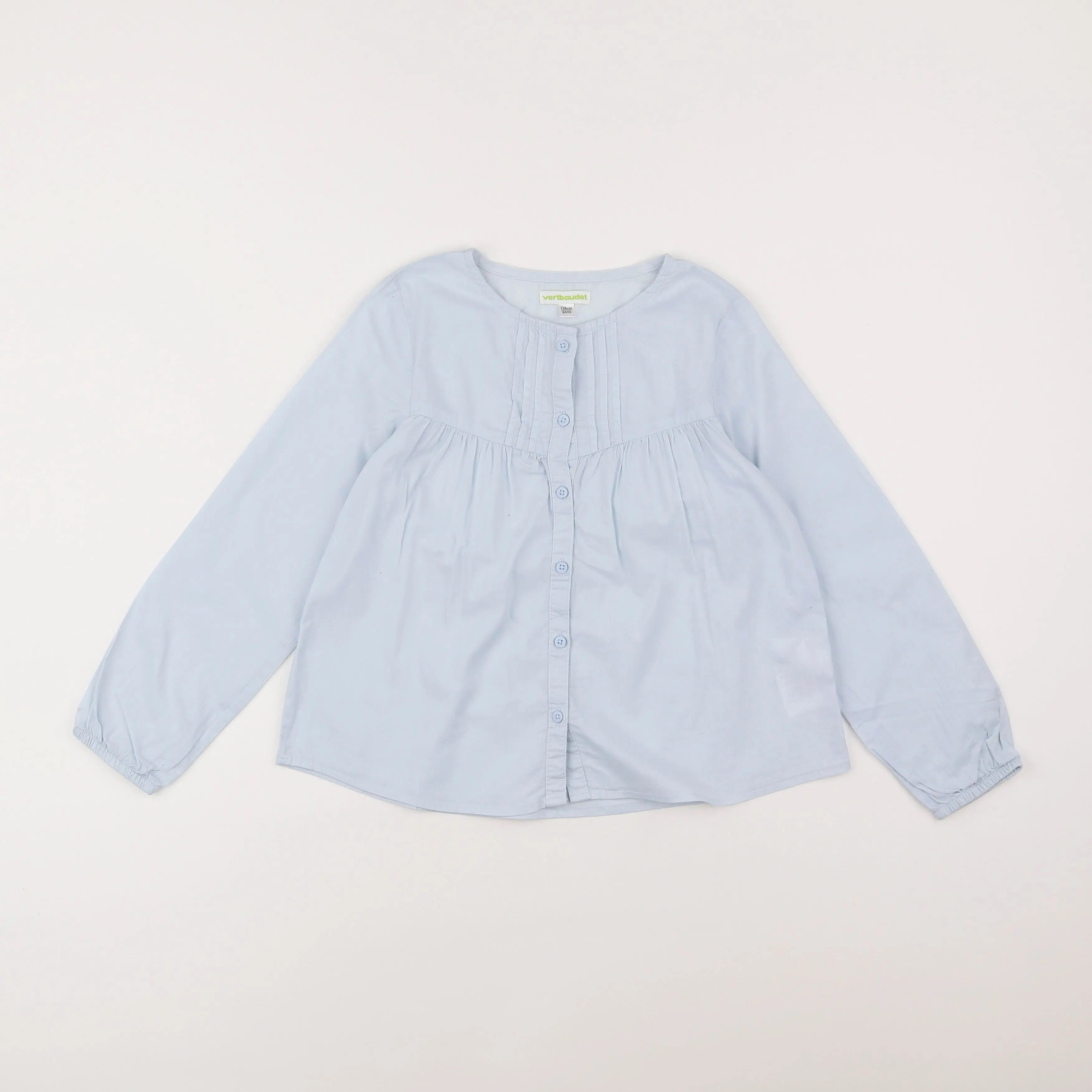 Vertbaudet - blouse bleu - 8 ans