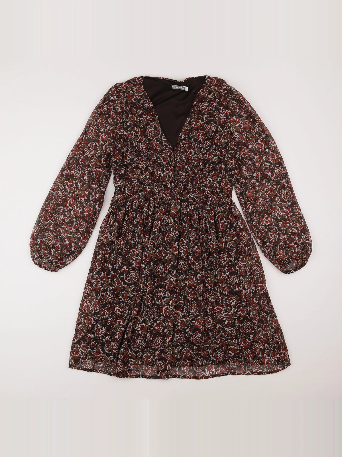Vertbaudet - robe grossesse marron - 34