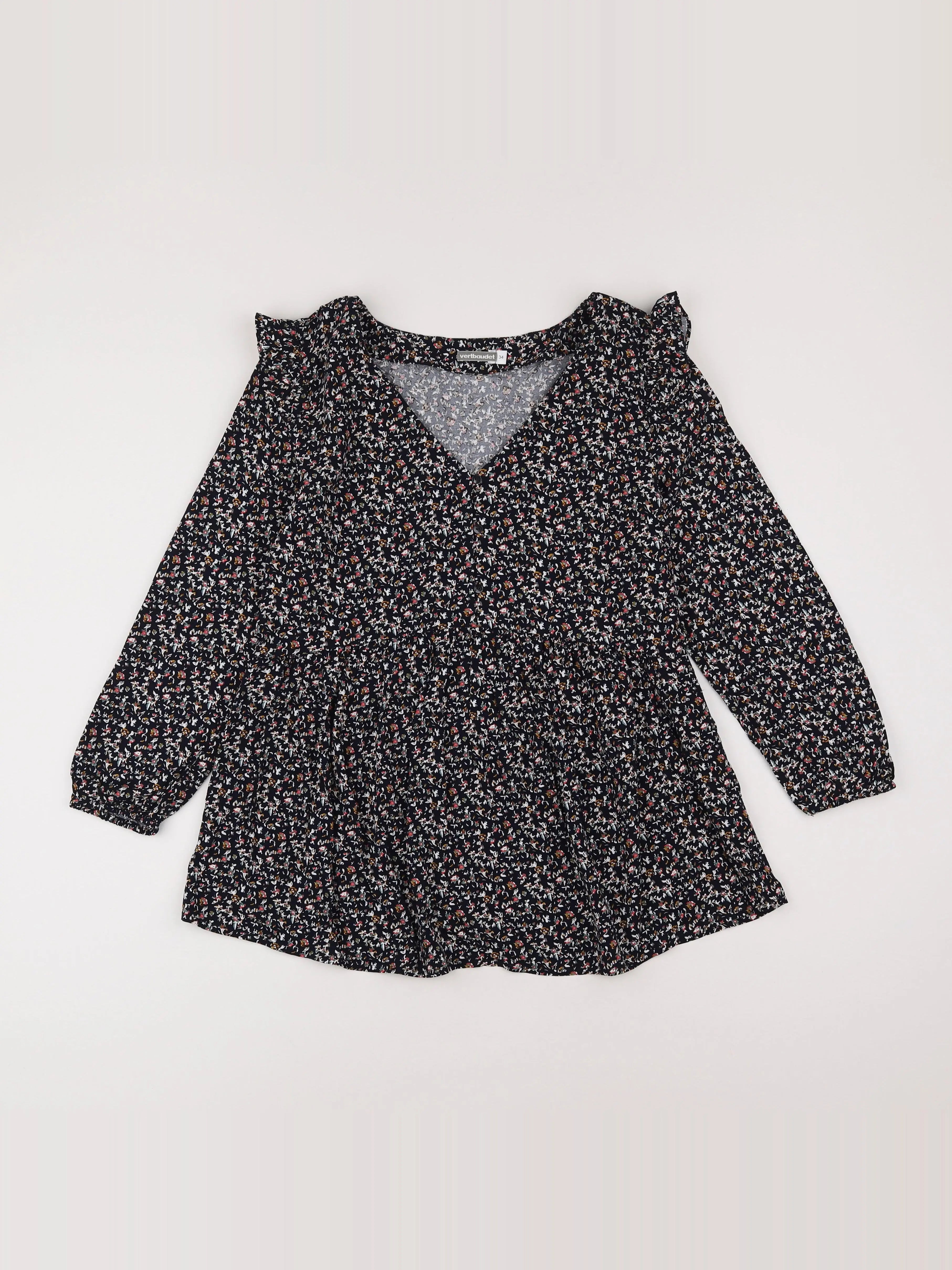 Vertbaudet - blouse grossesse noir - 34