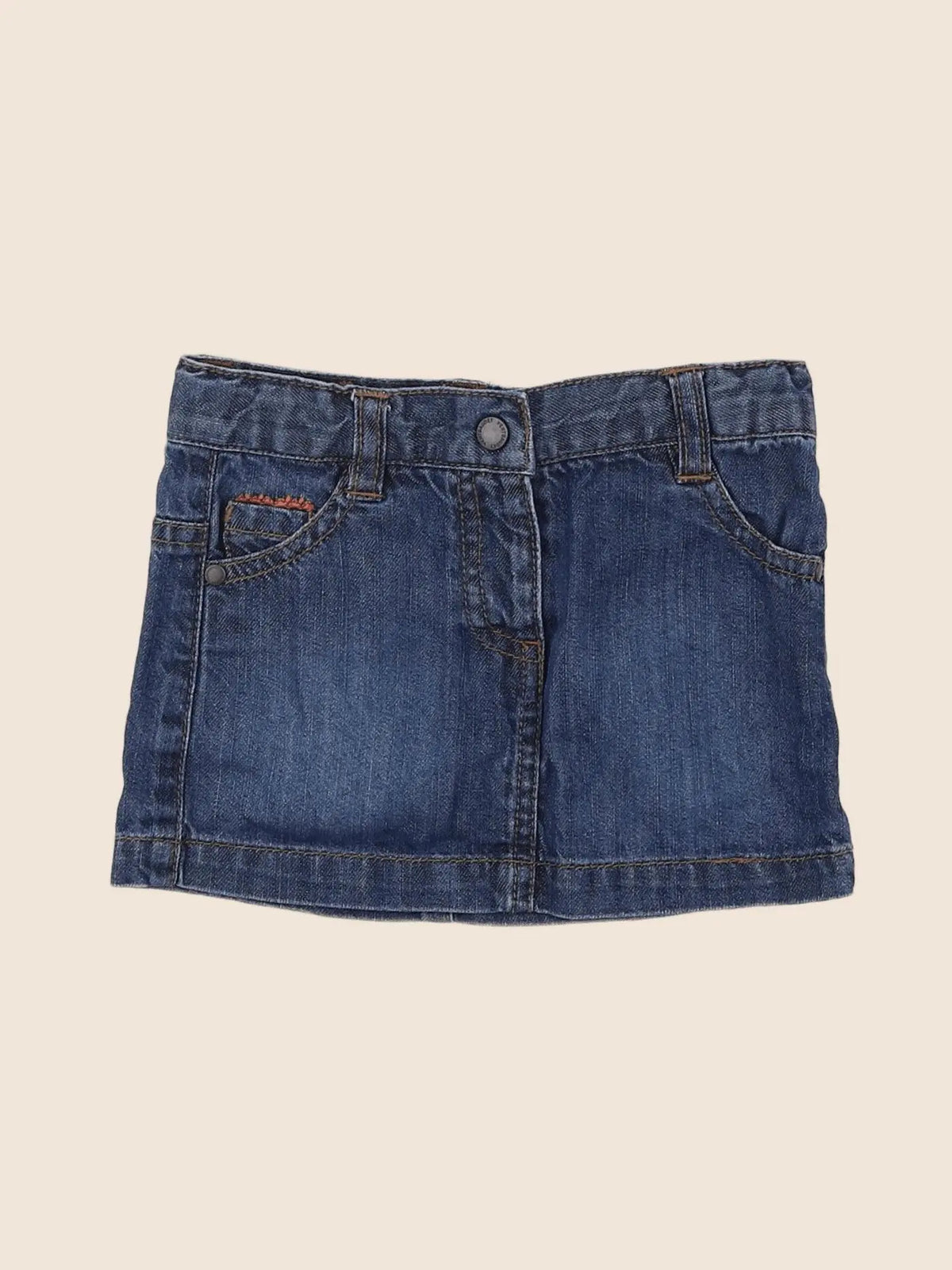 Vertbaudet - jupe bleu - 12 mois