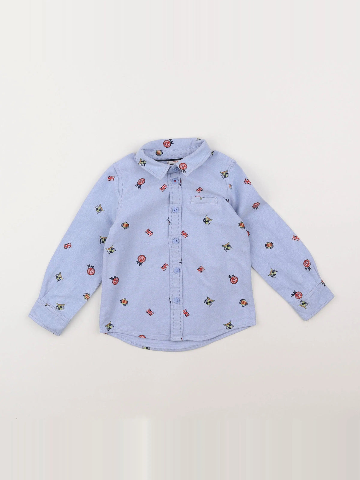 Tape à l'oeil - chemise bleu - 2 ans
