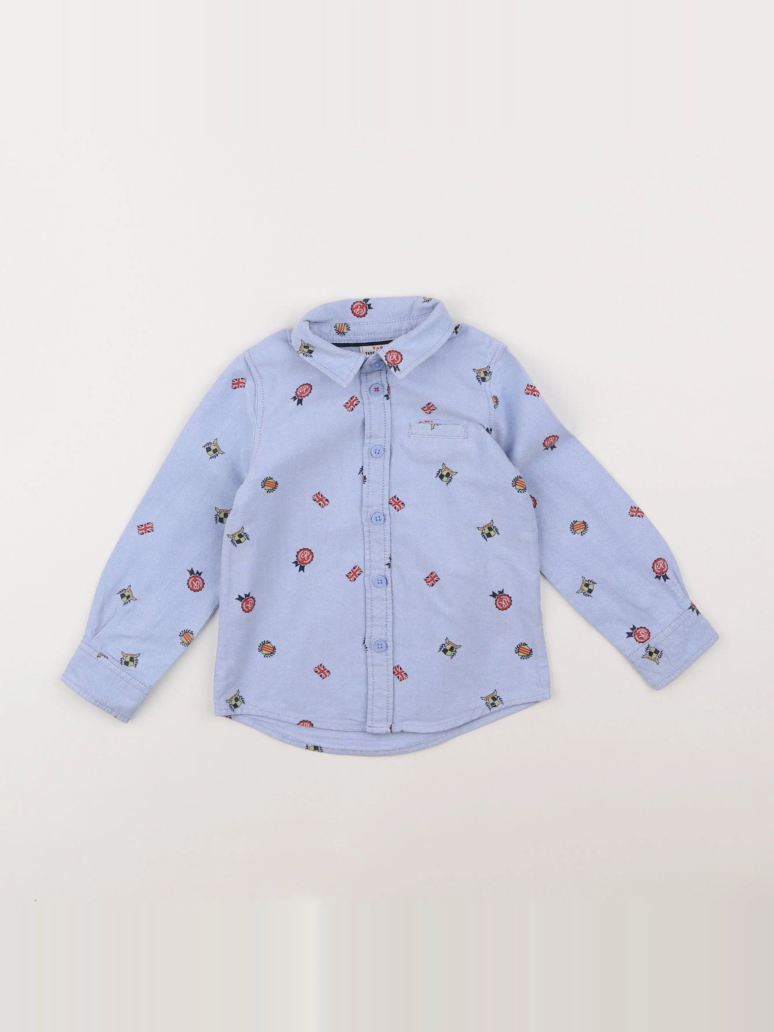 Tape à l'oeil - chemise bleu - 2 ans