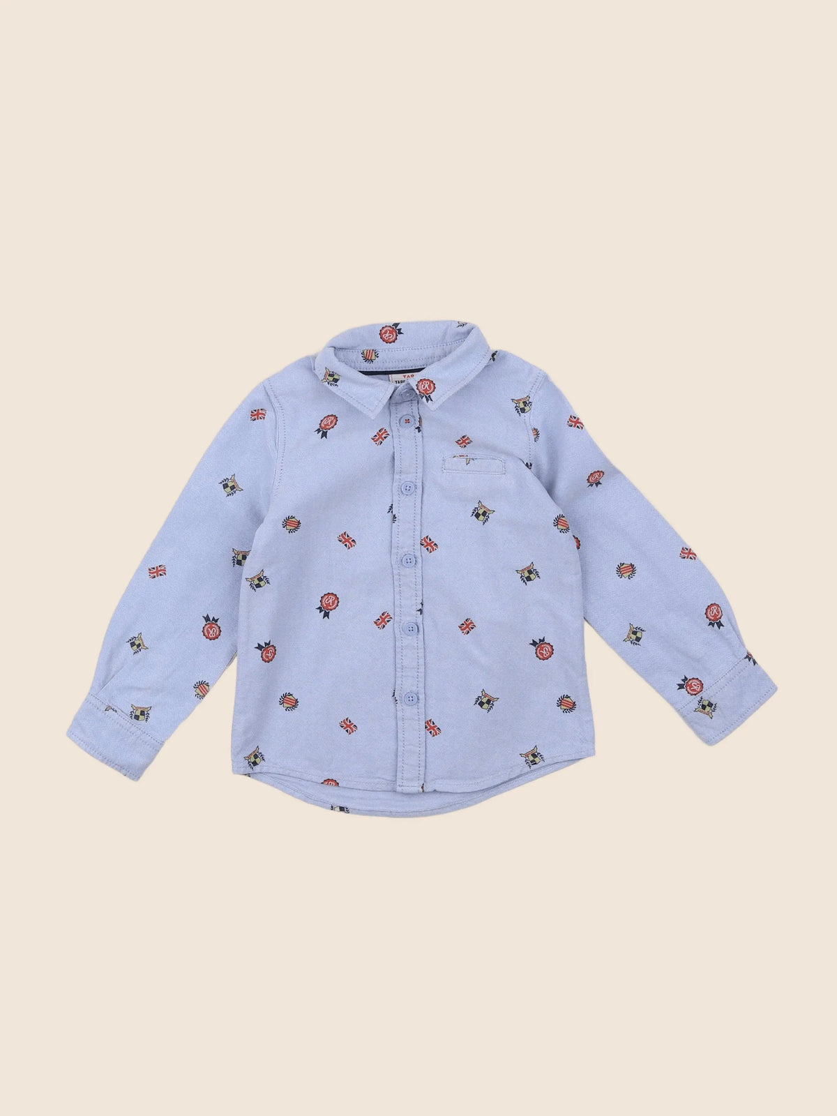 Tape à l'oeil - chemise bleu - 2 ans
