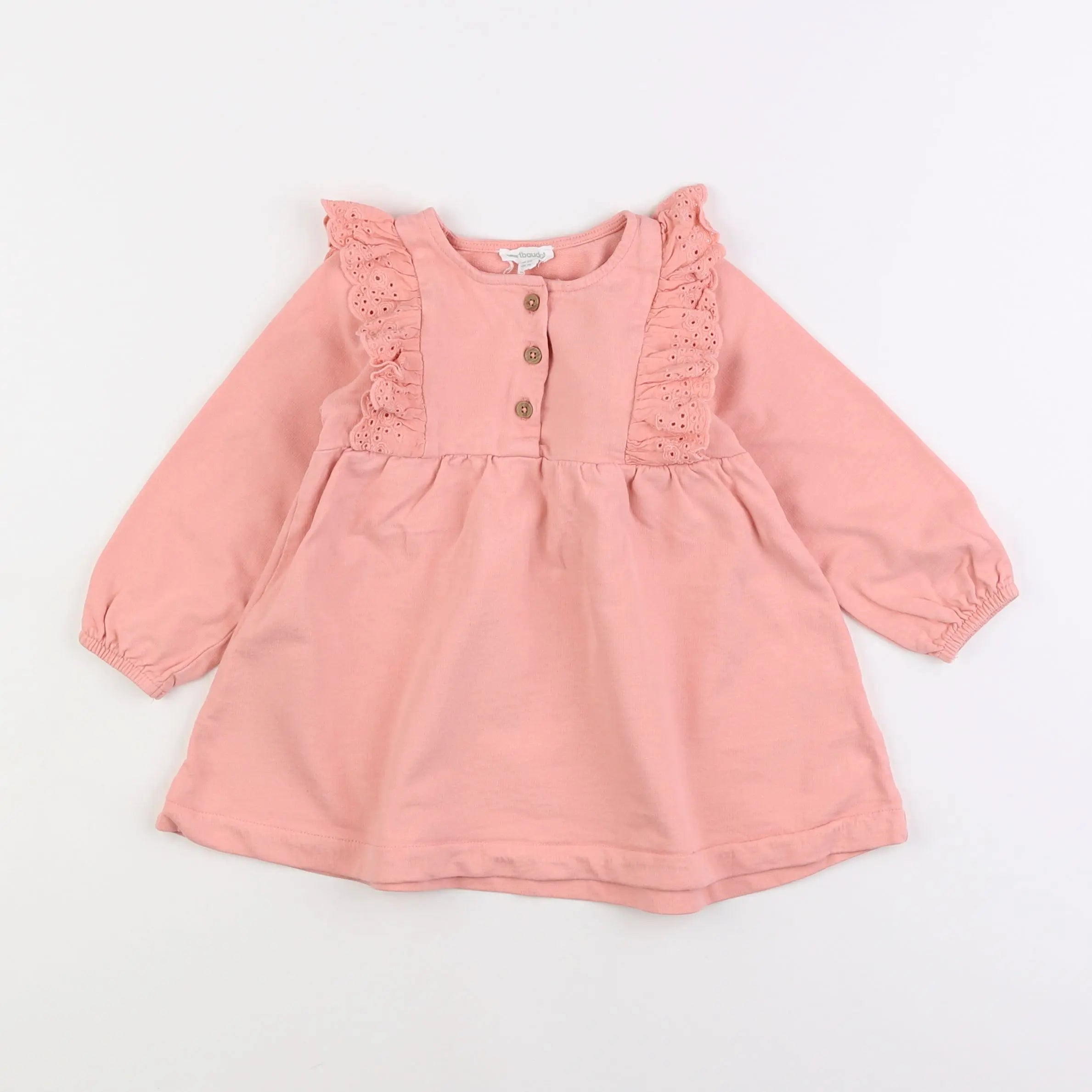 Vertbaudet - robe rose - 2 ans