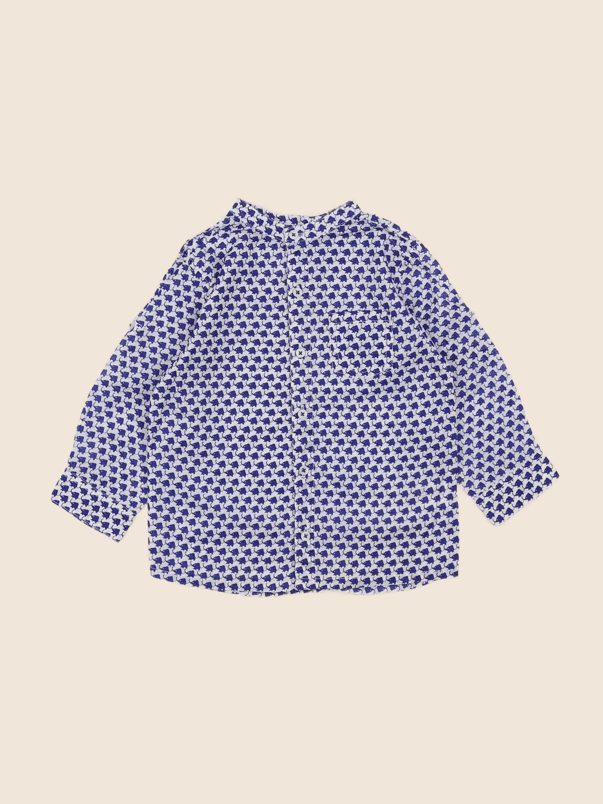 Boutchou - chemise bleu - 18 mois