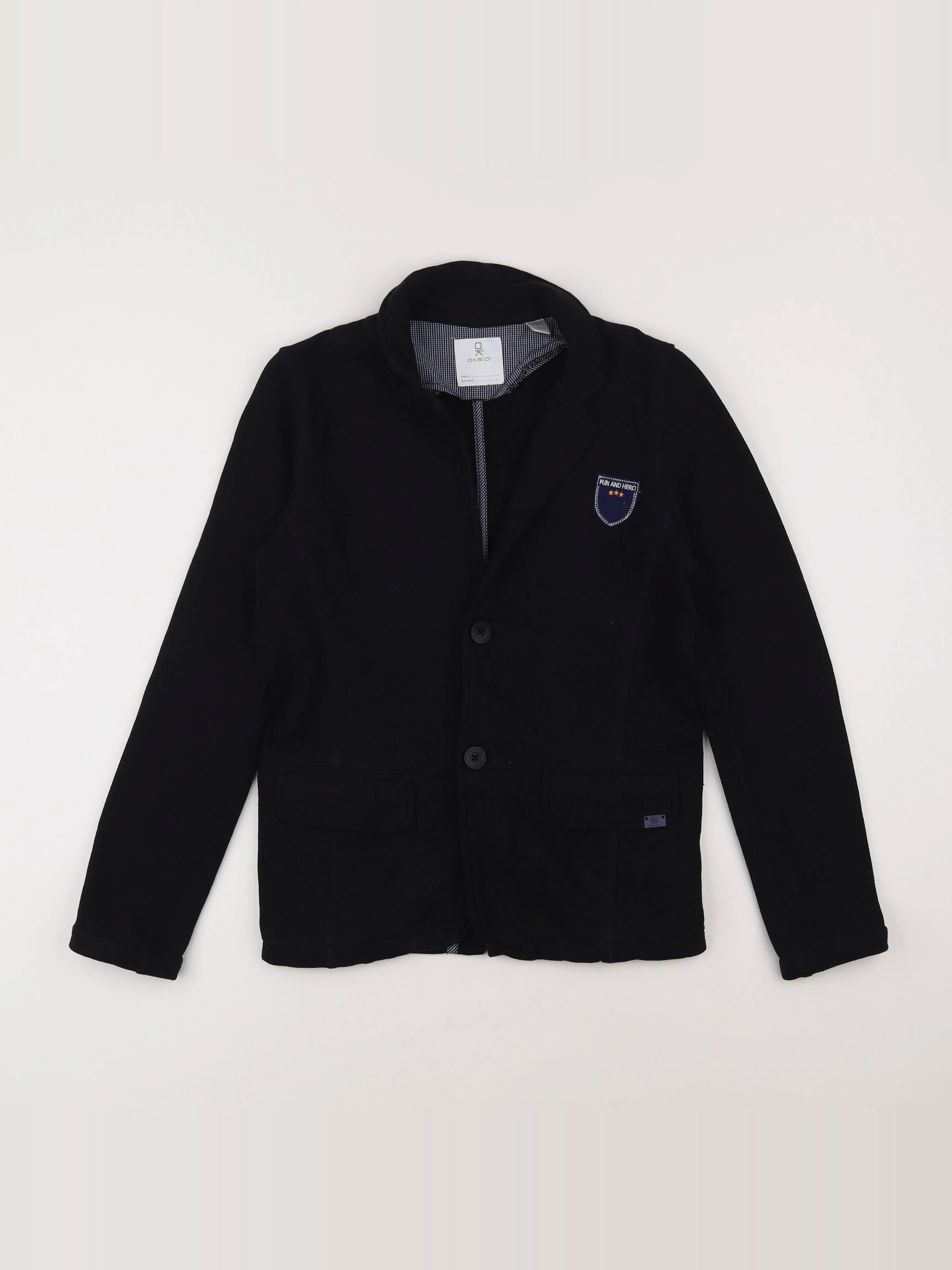 Okaidi - veste noir - 12 ans