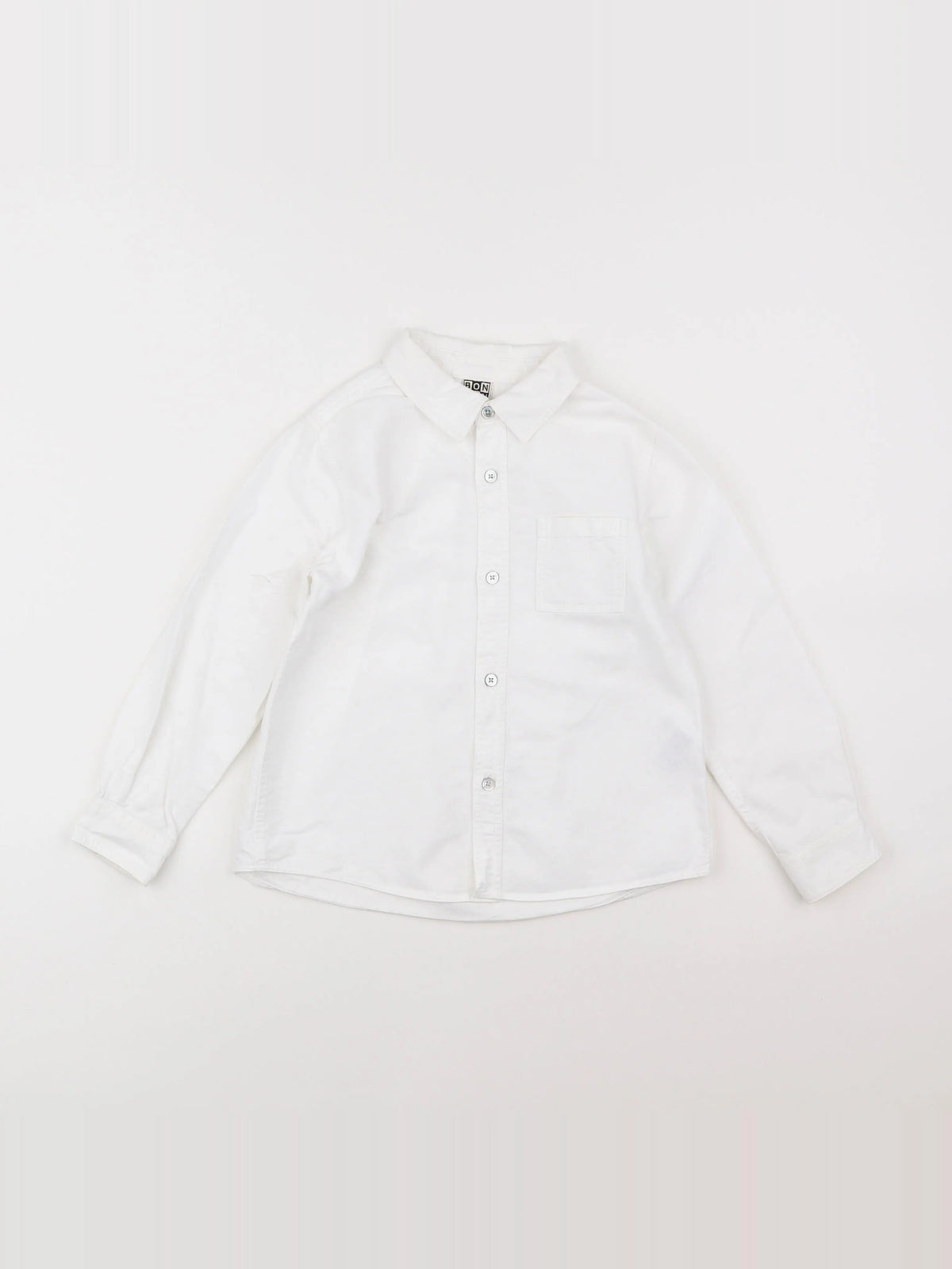 Bonton - chemise blanc - 6 ans