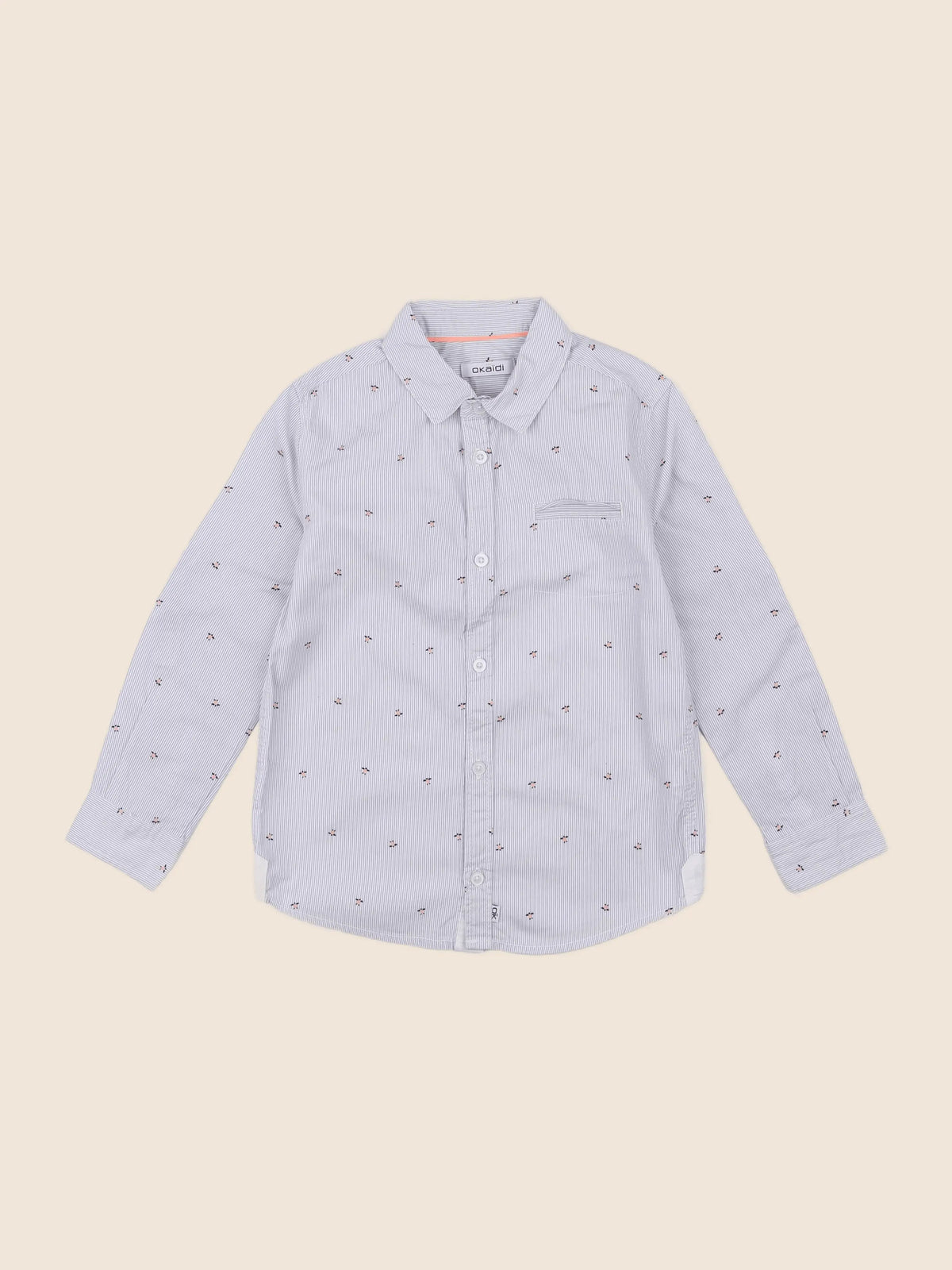 Okaidi - chemise bleu - 6 ans