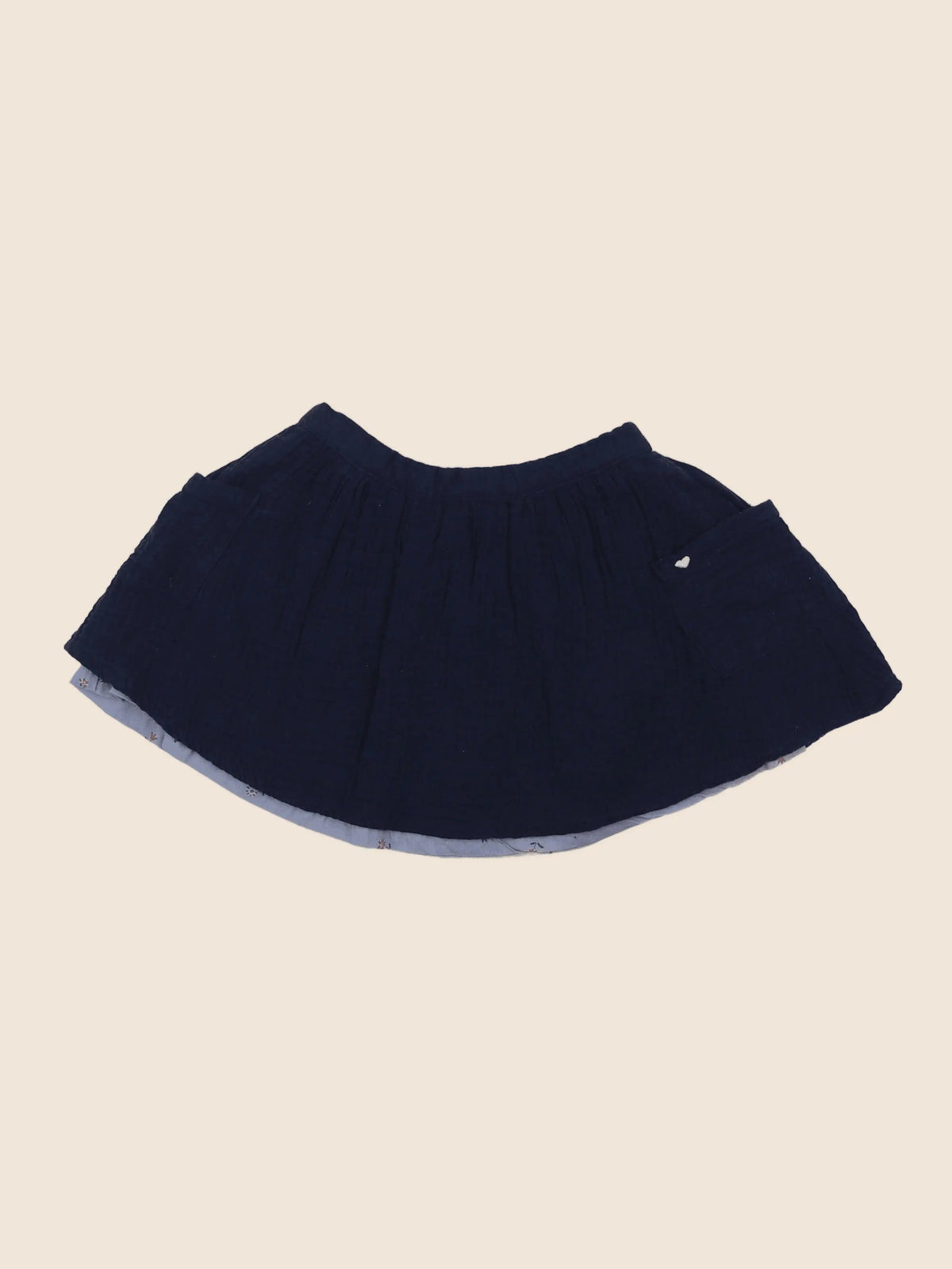 Vertbaudet - jupe bleu - 4 ans
