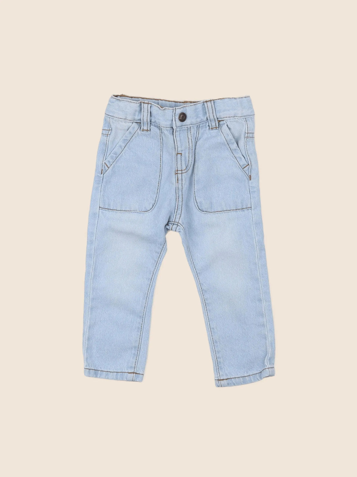 Vertbaudet - jean bleu - 6 mois