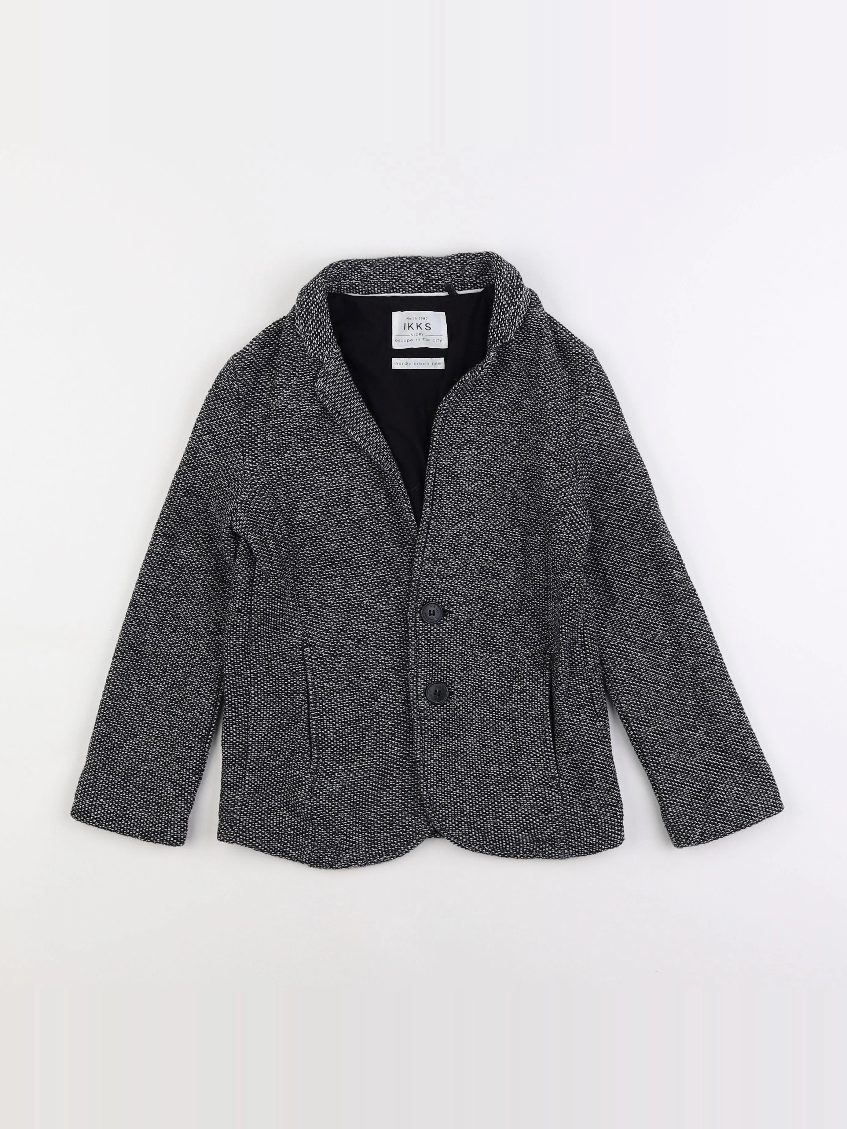 IKKS - veste noir - 8 ans