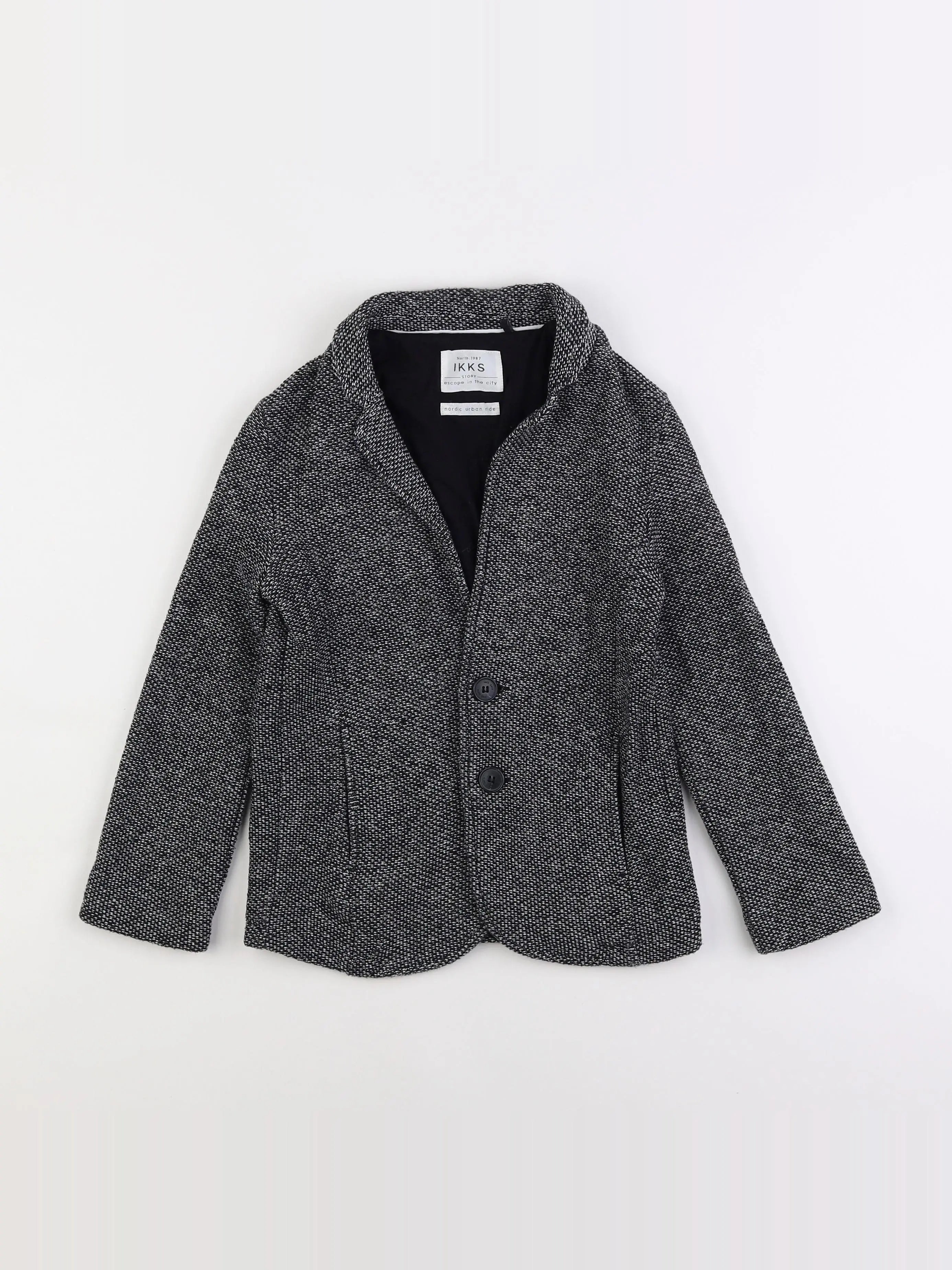 IKKS - veste noir - 8 ans