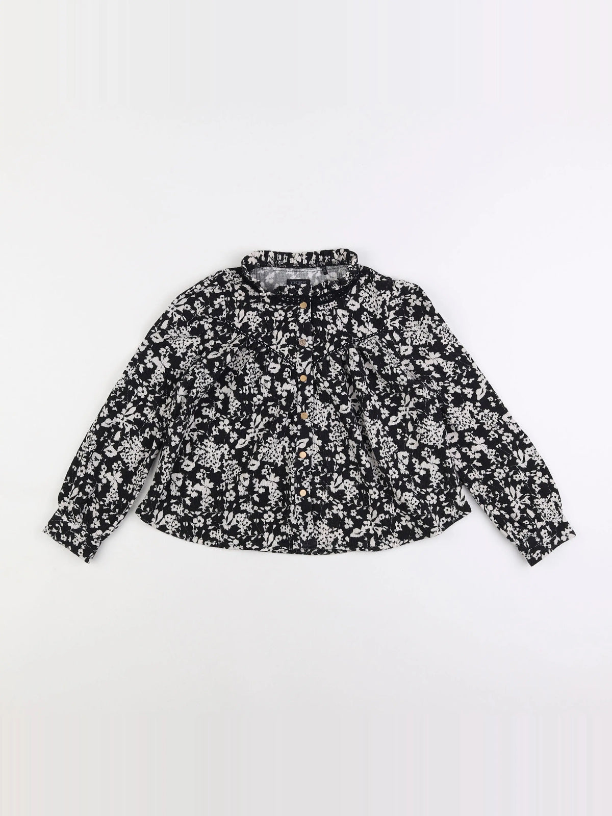 IKKS - blouse beige, noir - 6 ans