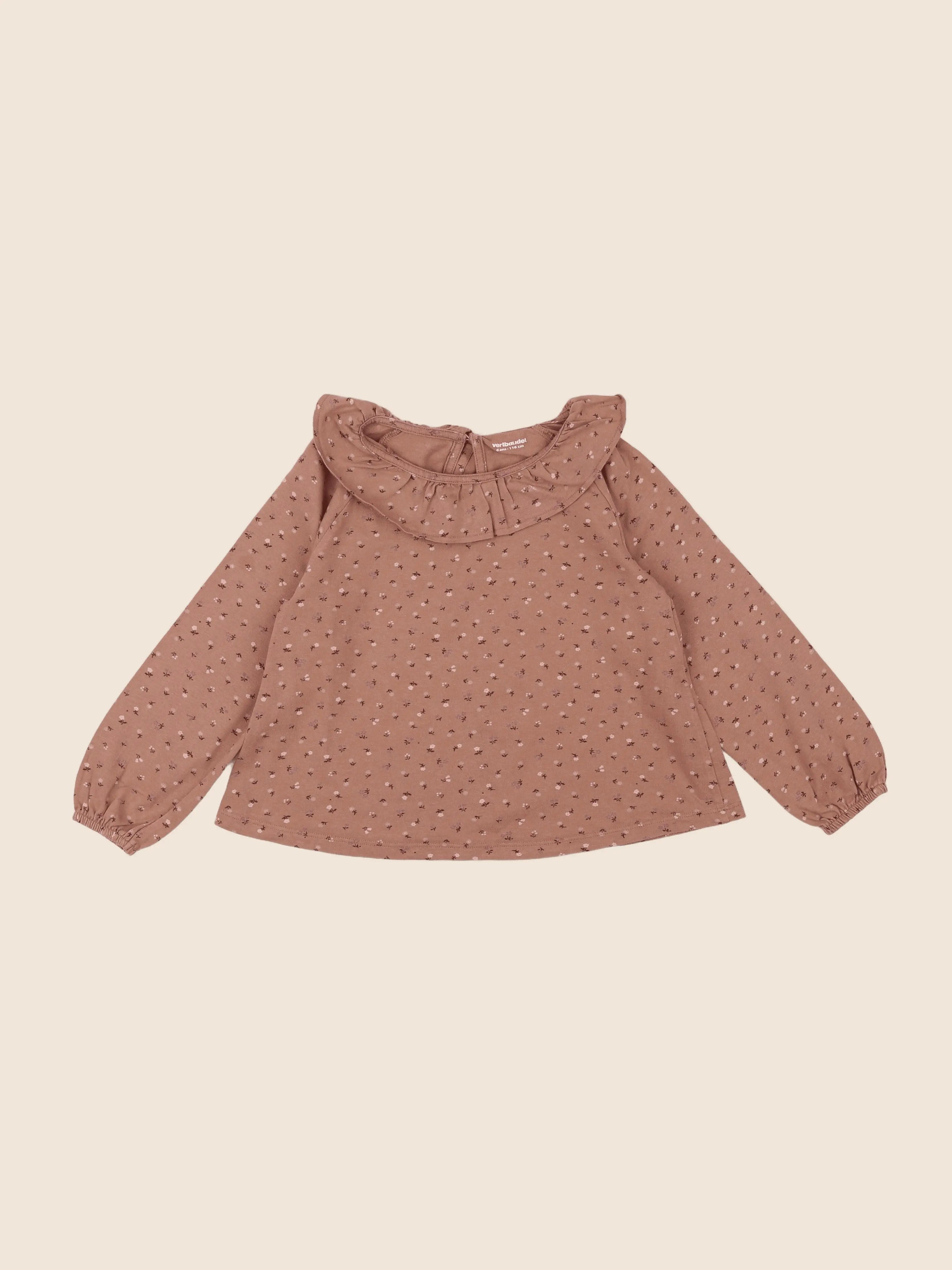 Vertbaudet - tee-shirt marron - 6 ans