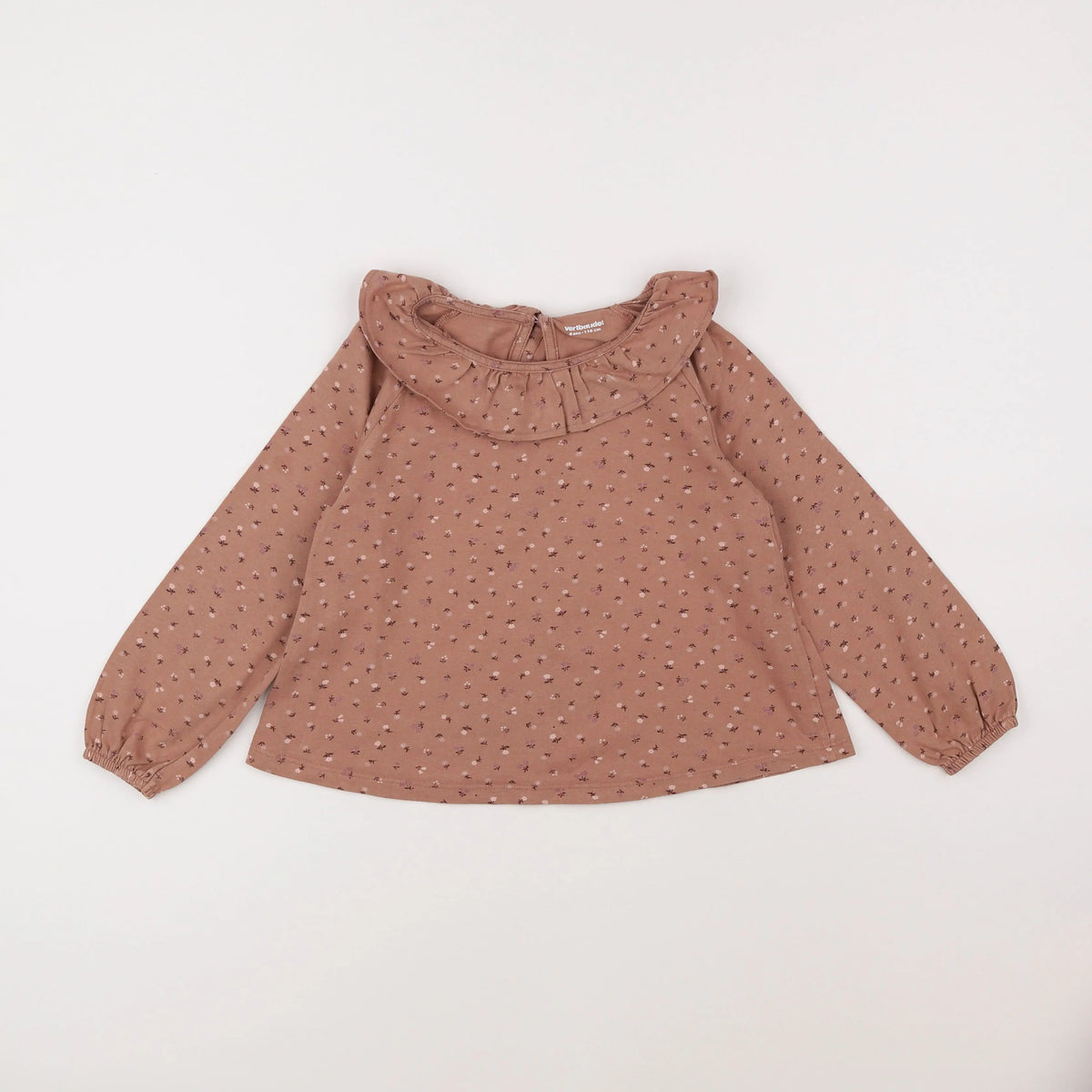 Vertbaudet - tee-shirt marron - 6 ans