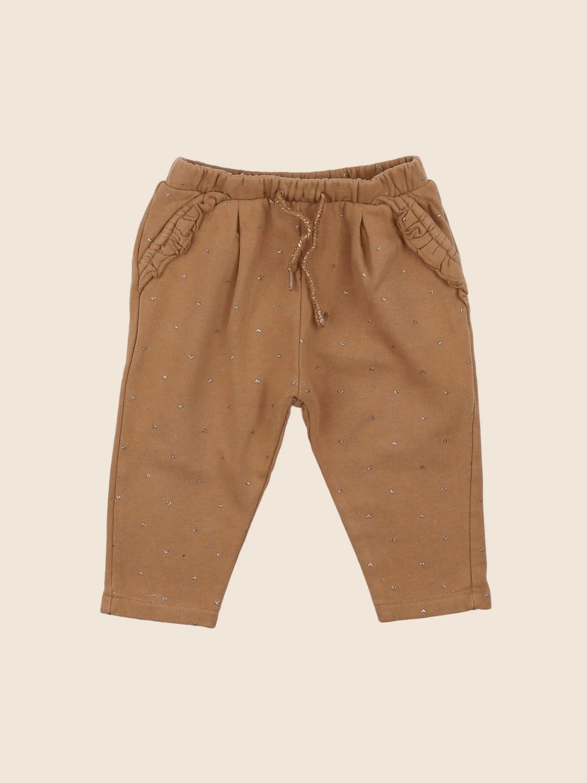 Vertbaudet - jogging marron - 12 mois